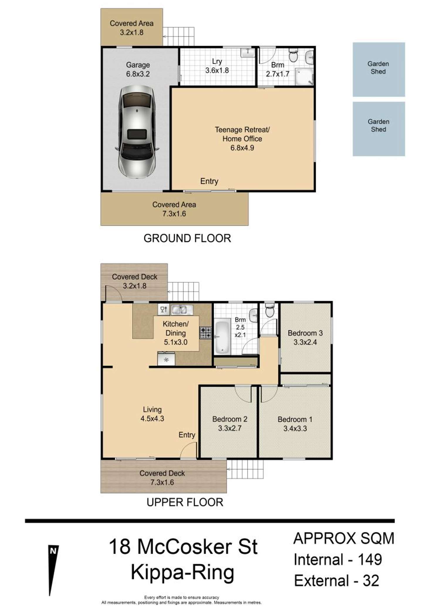 Floorplan of Homely house listing, 18 Mccosker Street, Kippa-ring QLD 4021