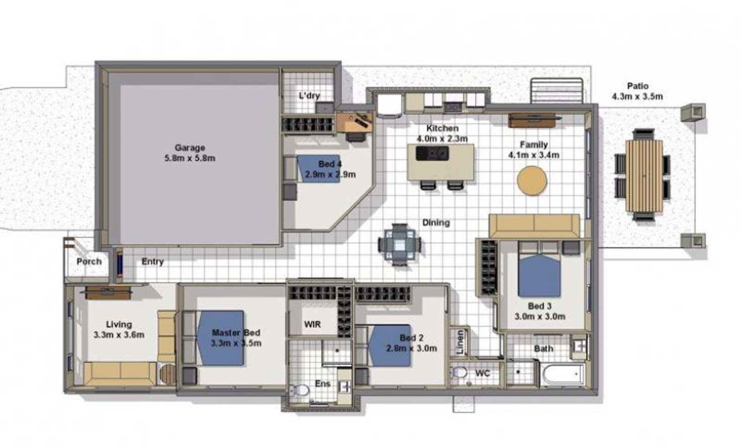 Floorplan of Homely house listing, 7 Maurie Pears Crescent, Pimpama QLD 4209