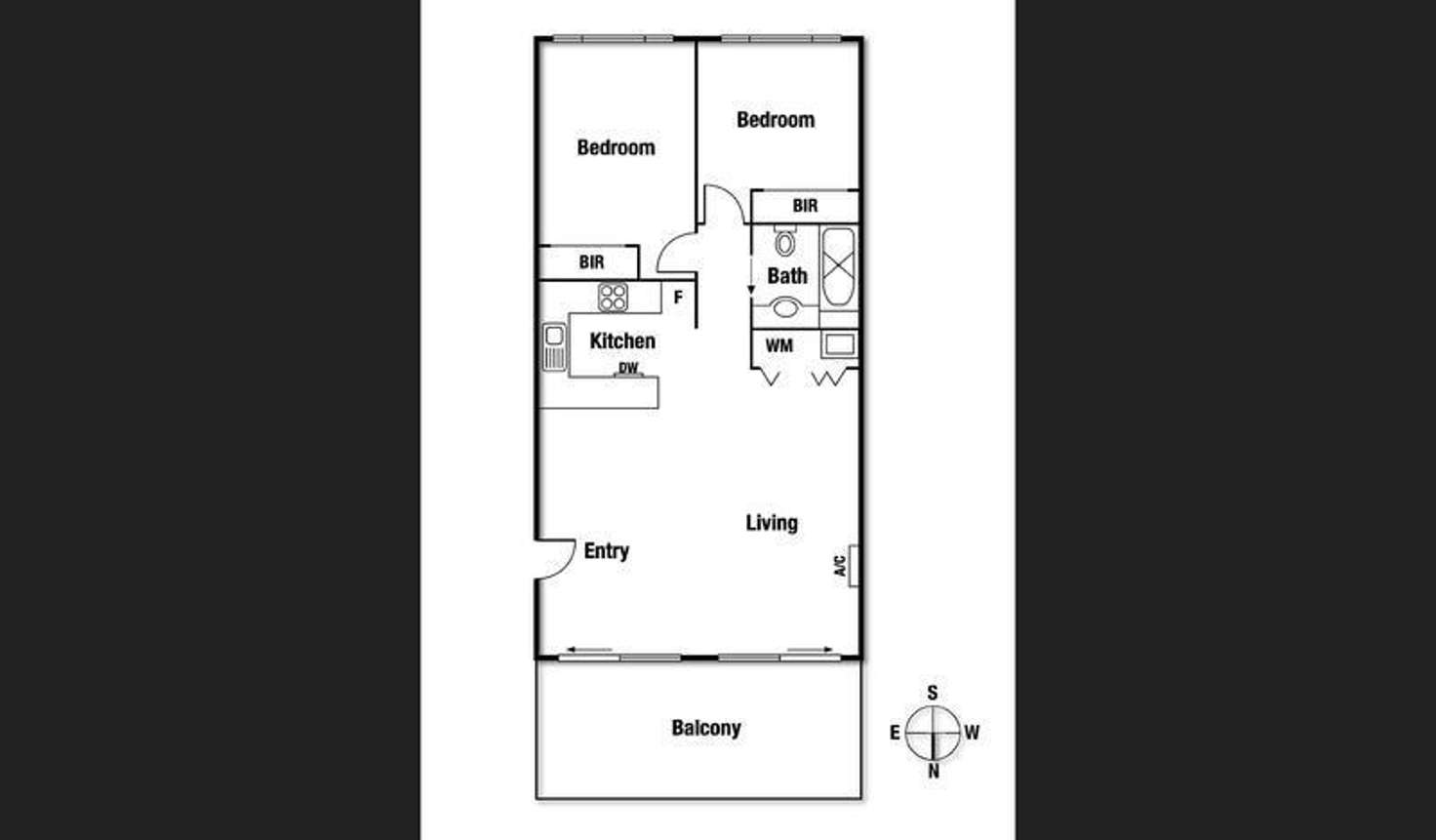 Floorplan of Homely apartment listing, 18/95 Highett Road, Hampton VIC 3188