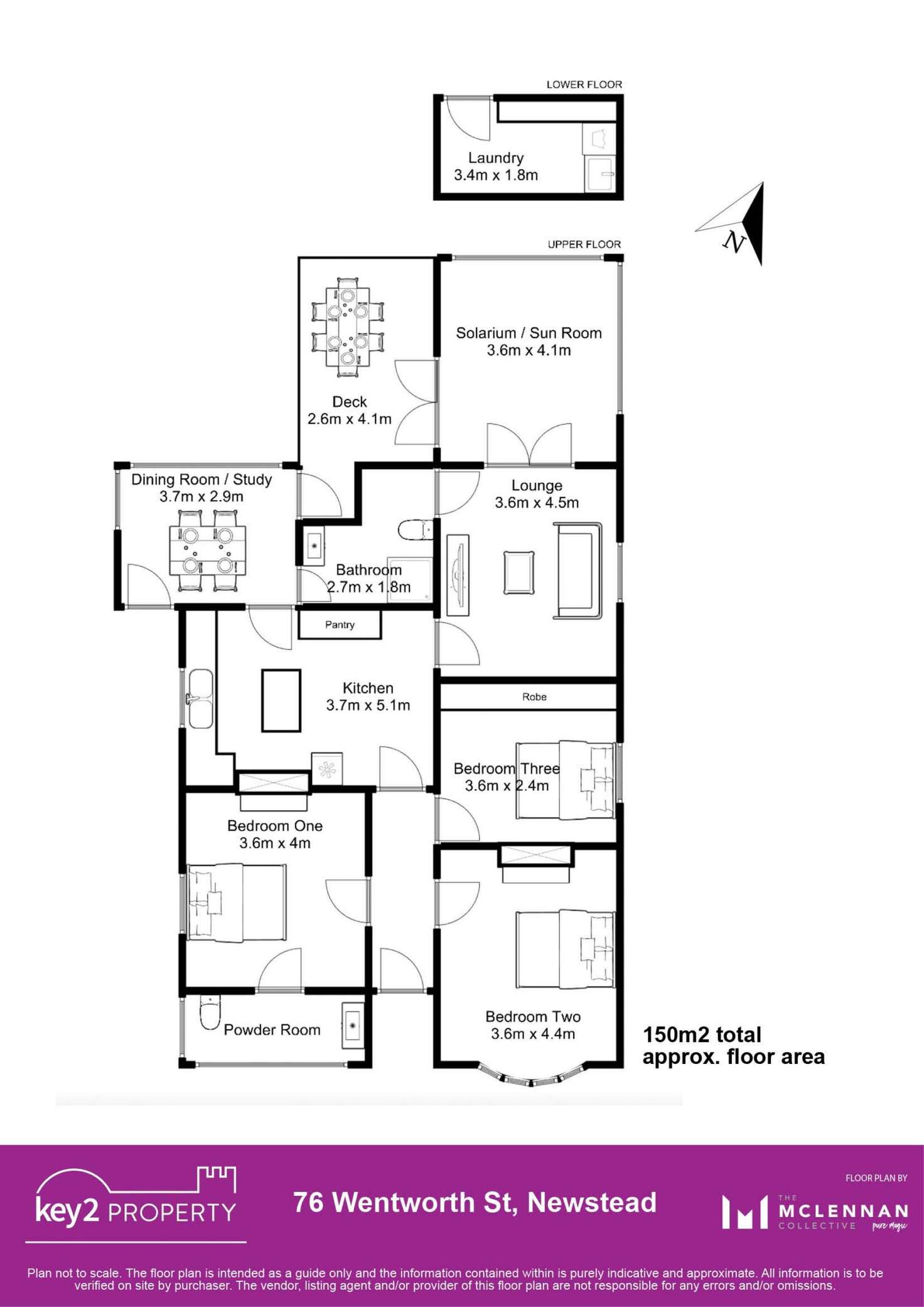 Floorplan of Homely house listing, 76 Wentworth Street, Newstead TAS 7250