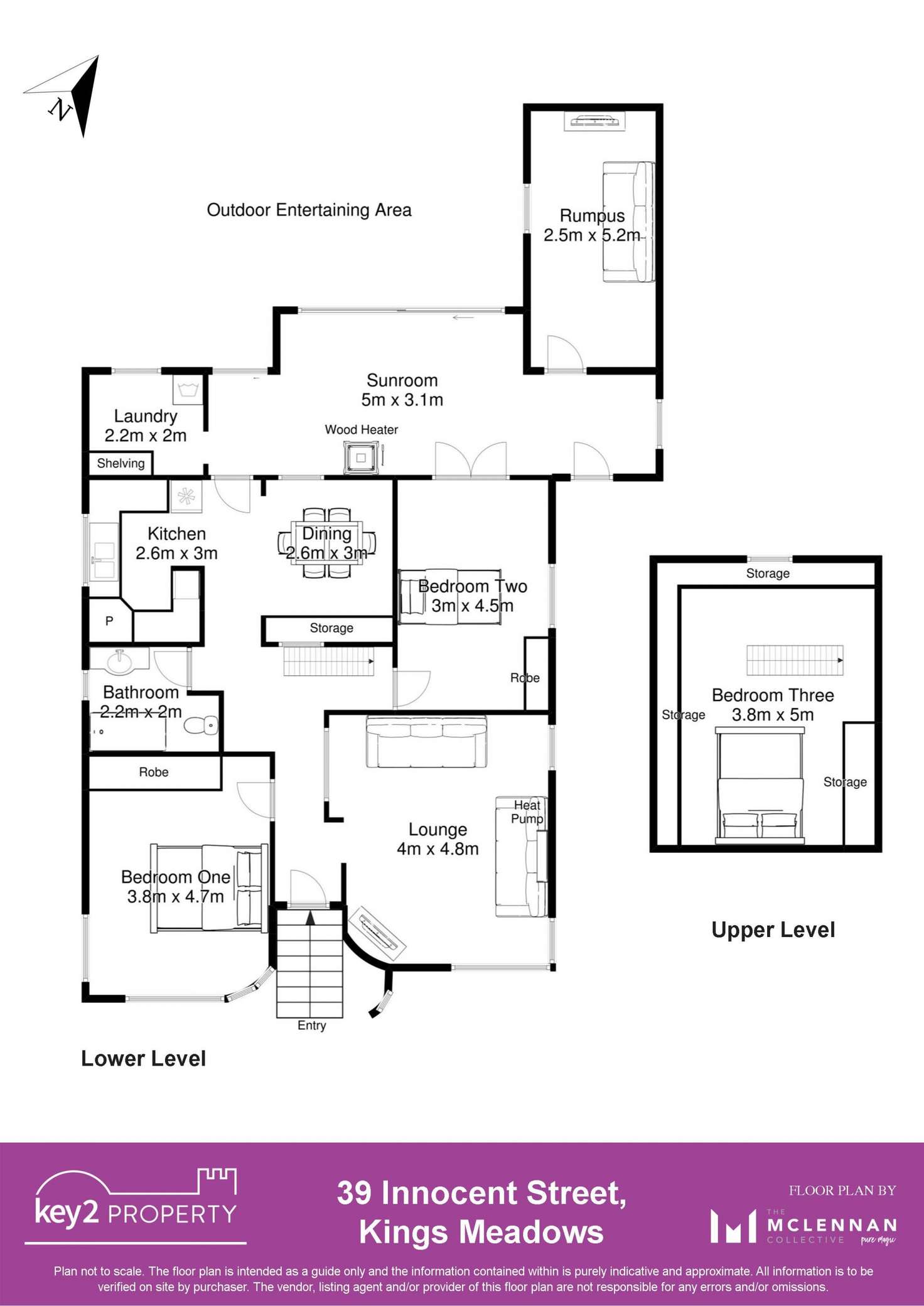 Floorplan of Homely house listing, 39 Innocent Street, Kings Meadows TAS 7249