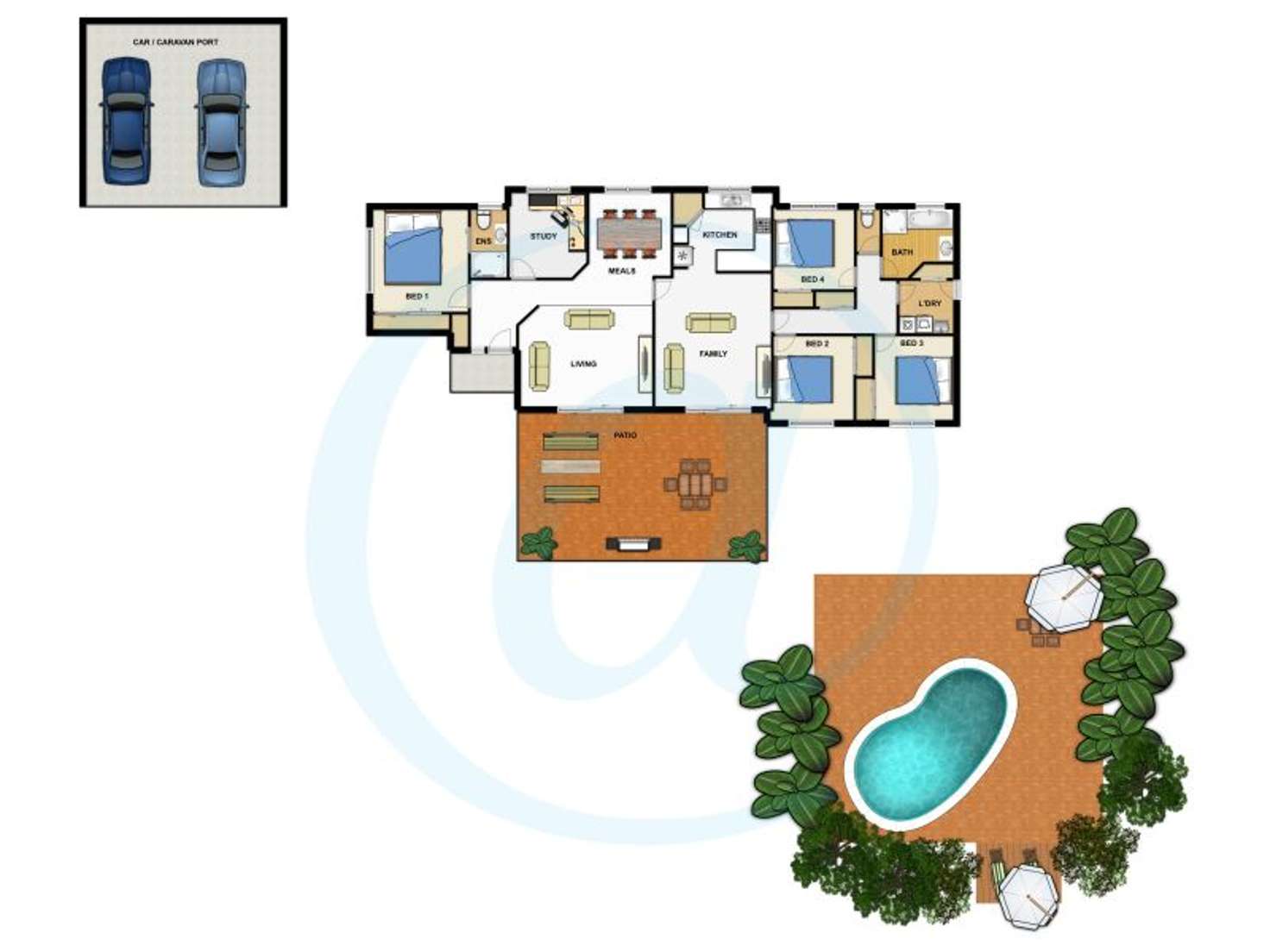 Floorplan of Homely house listing, 53 Celandine Street, Shailer Park QLD 4128