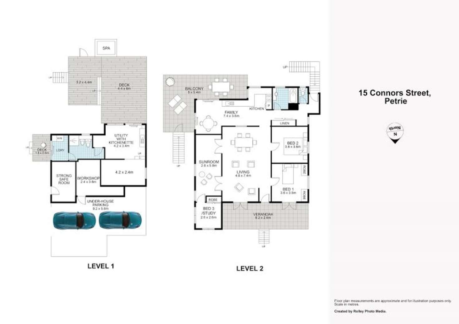 Floorplan of Homely house listing, 15 Connors Street, Petrie QLD 4502