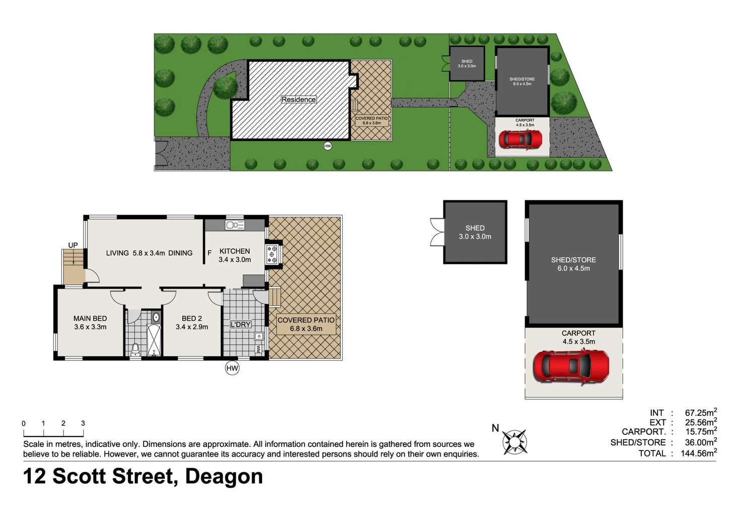 Floorplan of Homely house listing, 12 Scott Street, Deagon QLD 4017