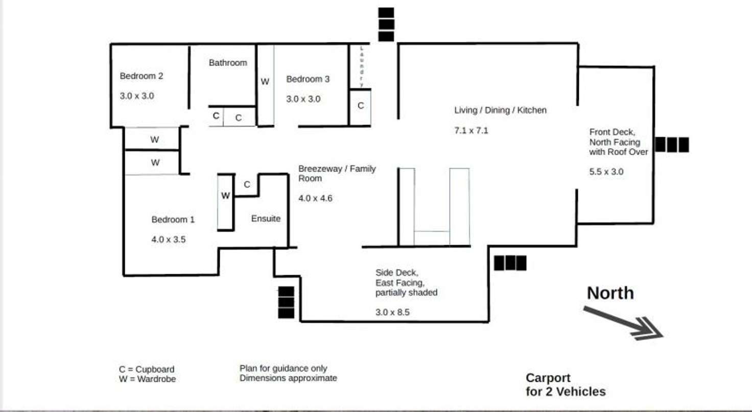 Floorplan of Homely house listing, 12 Eighth Avenue, Woorim QLD 4507