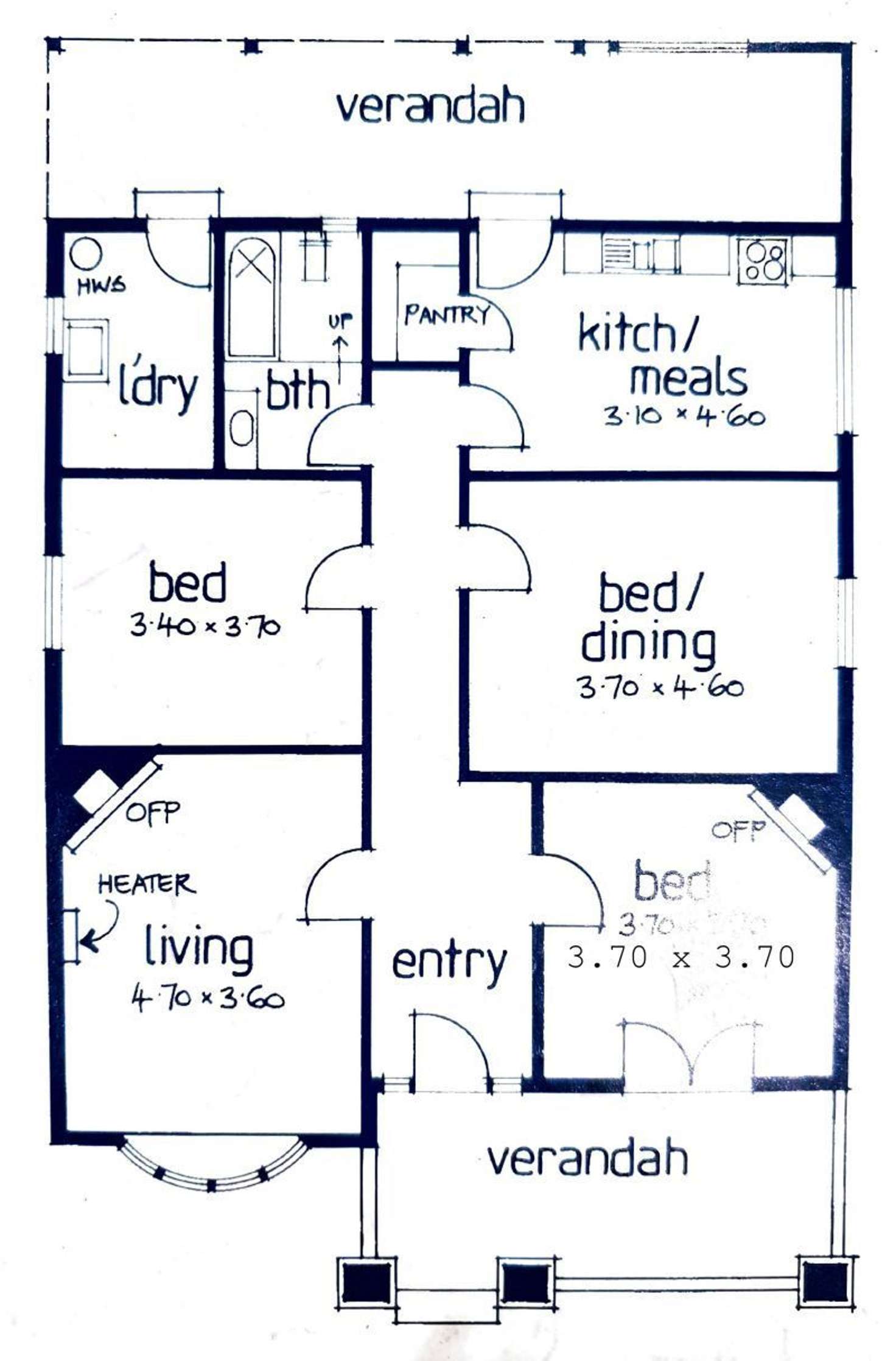 Floorplan of Homely house listing, 56 Hutton Street, Thornbury VIC 3071