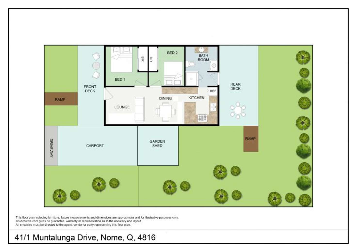 Floorplan of Homely house listing, Lot 41/1 Muntalunga Drive, Nome QLD 4816