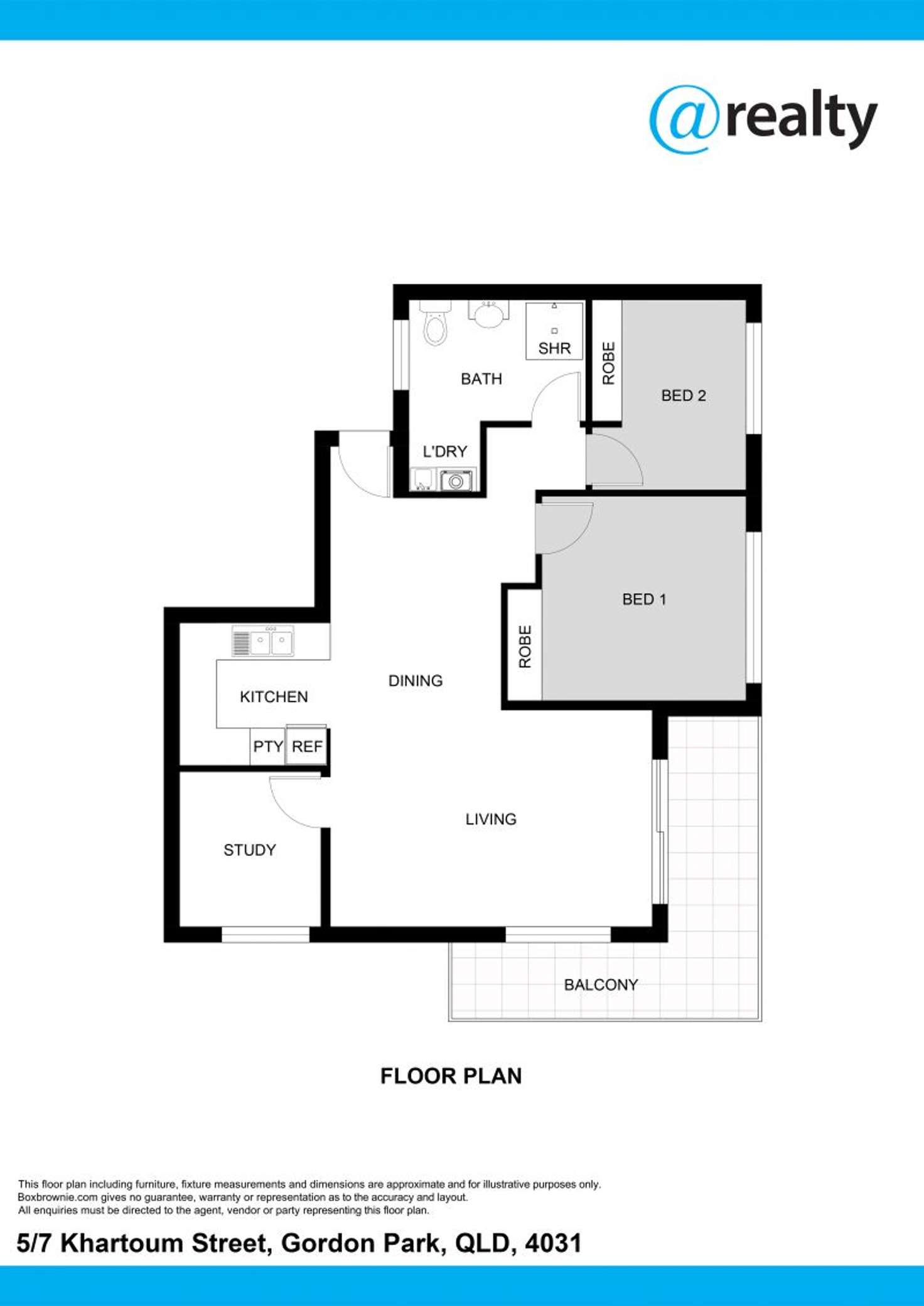 Floorplan of Homely unit listing, 5/7 Khartoum Street, Gordon Park QLD 4031