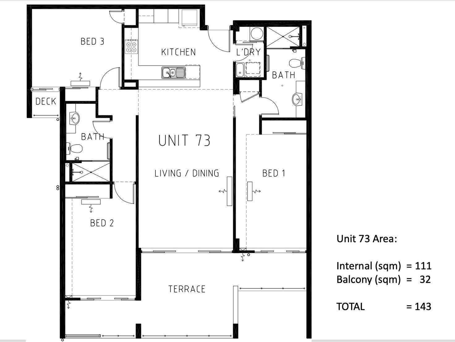 Floorplan of Homely apartment listing, 73/28 Landsborough street, North Ward QLD 4810