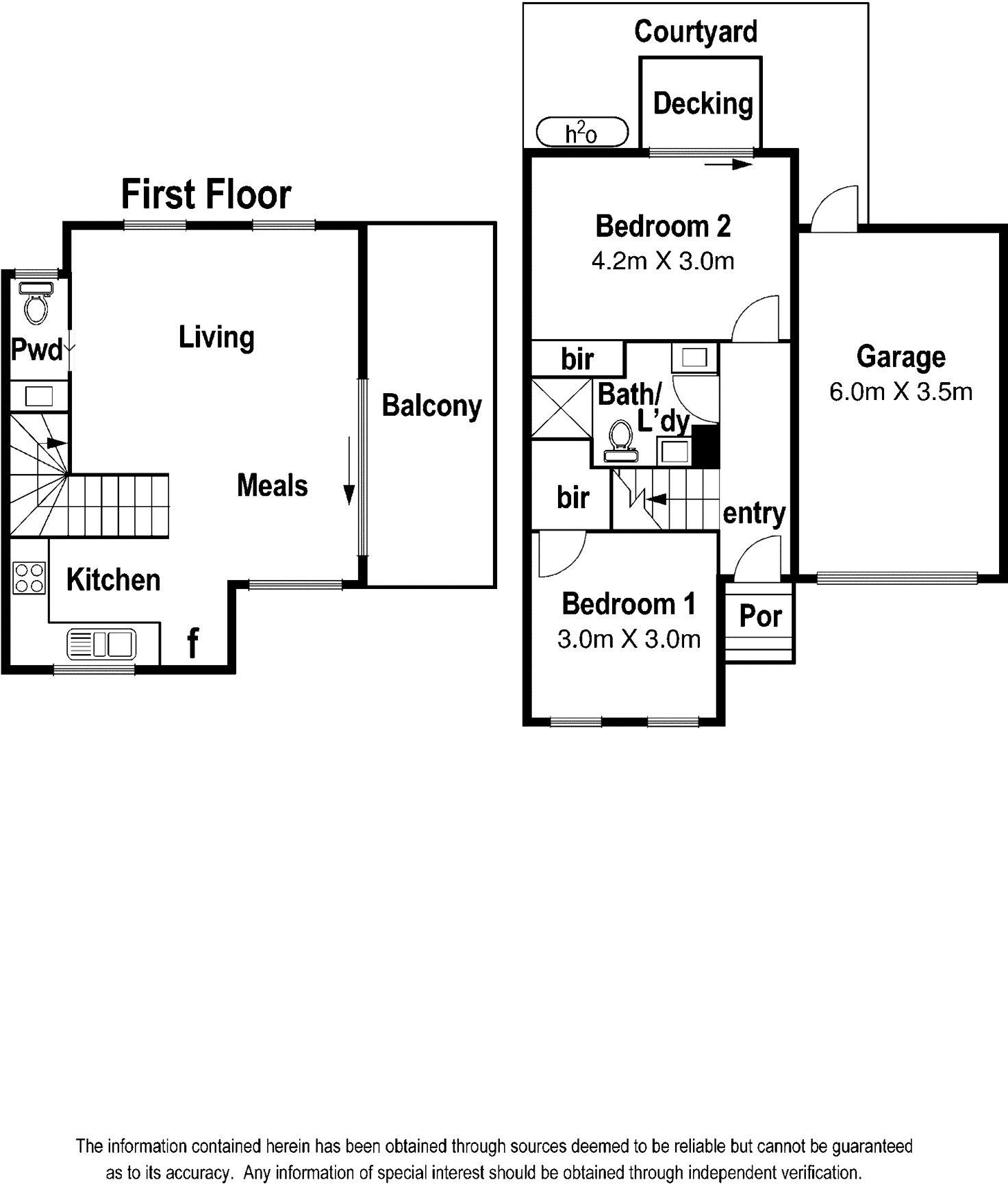 Floorplan of Homely townhouse listing, 4/105 Cheddar Road, Reservoir VIC 3073