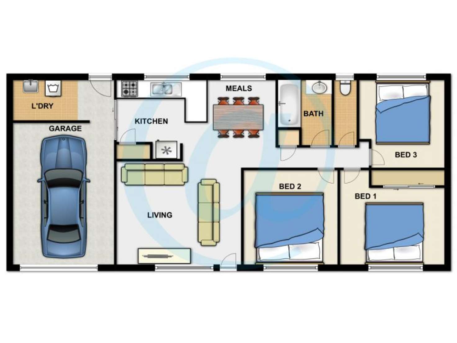 Floorplan of Homely house listing, 34 Windsor Street, Slacks Creek QLD 4127