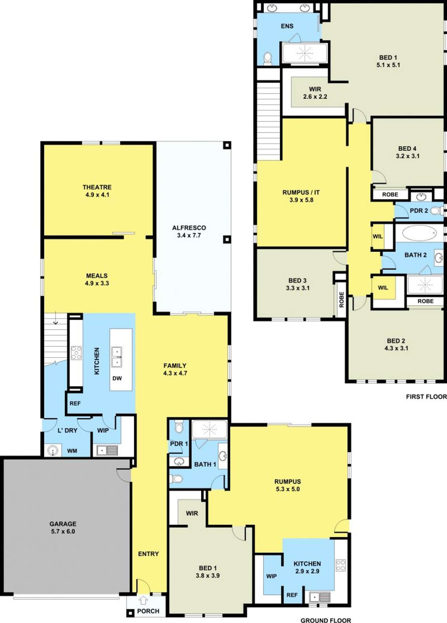 Floorplan of Homely house listing, 18 Lauremeg Place, Logan Village QLD 4207