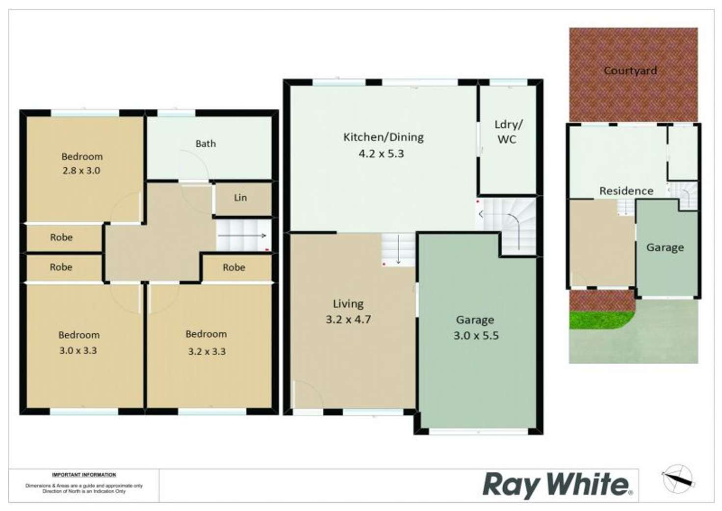 Floorplan of Homely townhouse listing, 3/10 Cowper Avenue, Charlestown NSW 2290