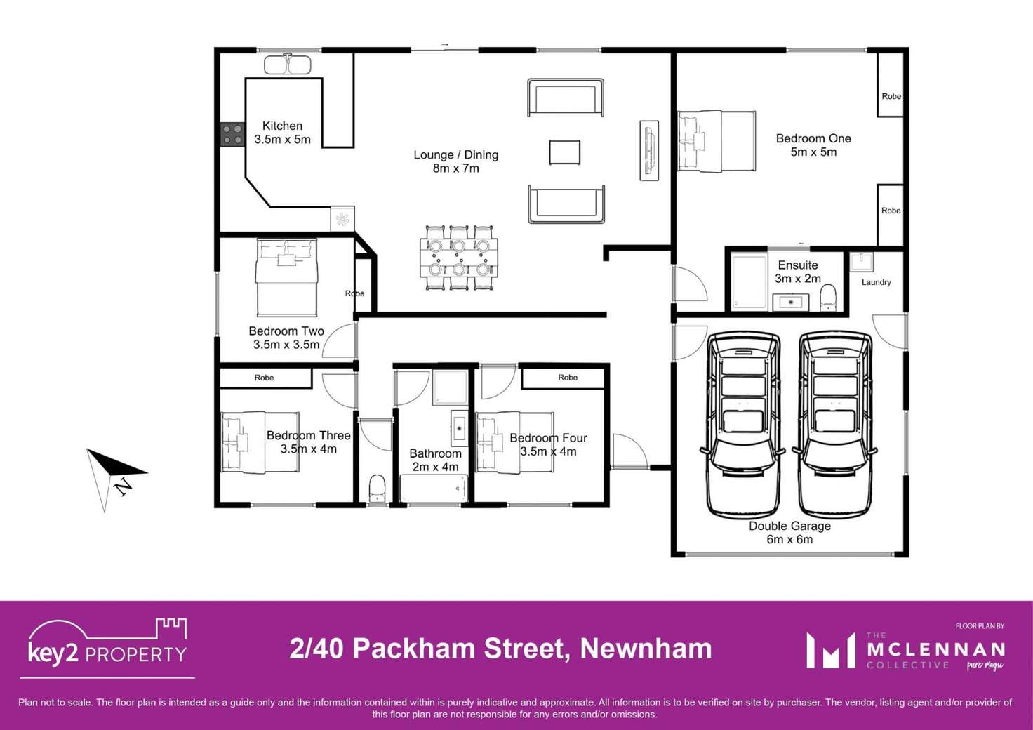 Floorplan of Homely house listing, 2/40 Packham Street, Newnham TAS 7248