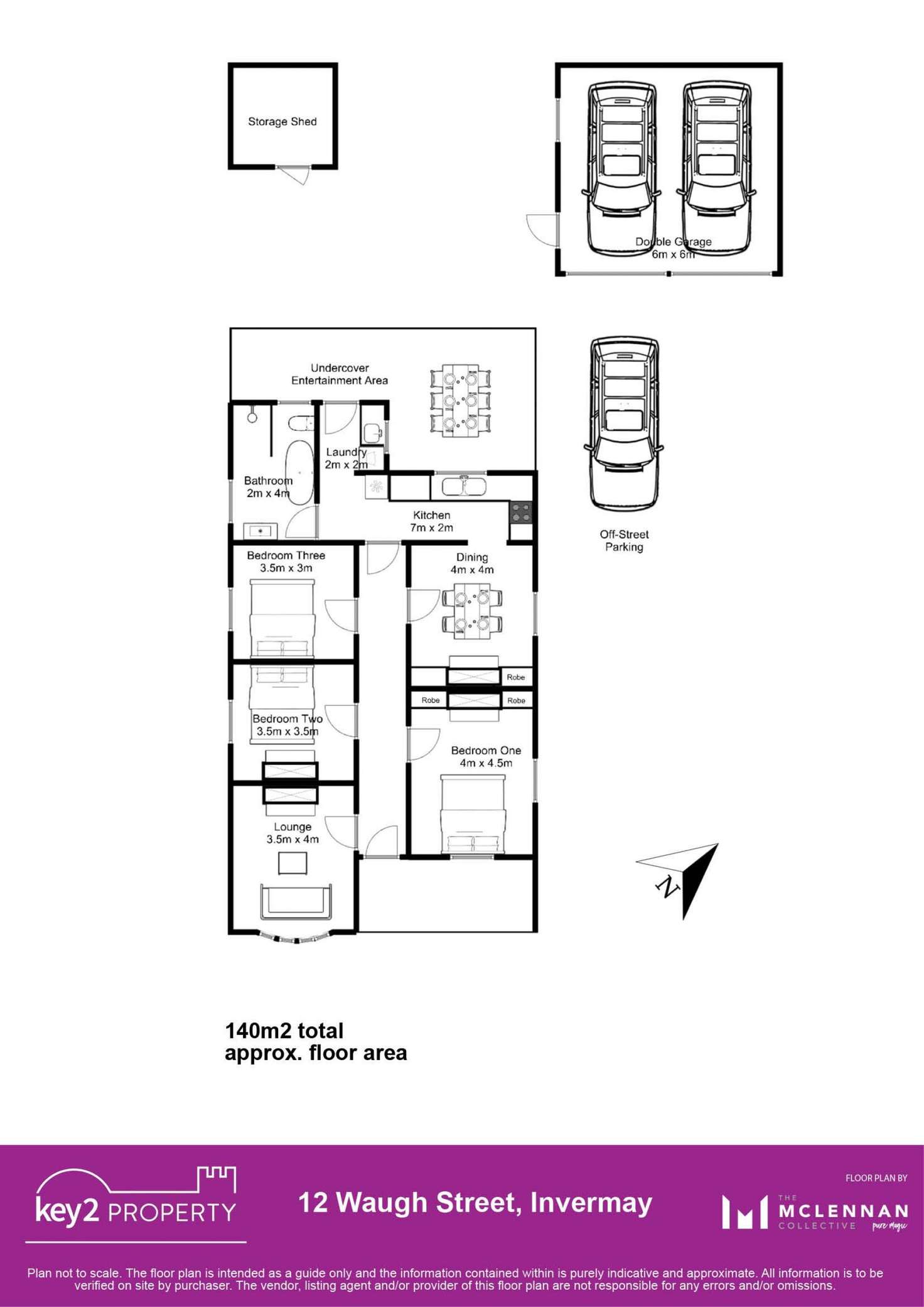 Floorplan of Homely house listing, 12 Waugh Street, Invermay TAS 7248