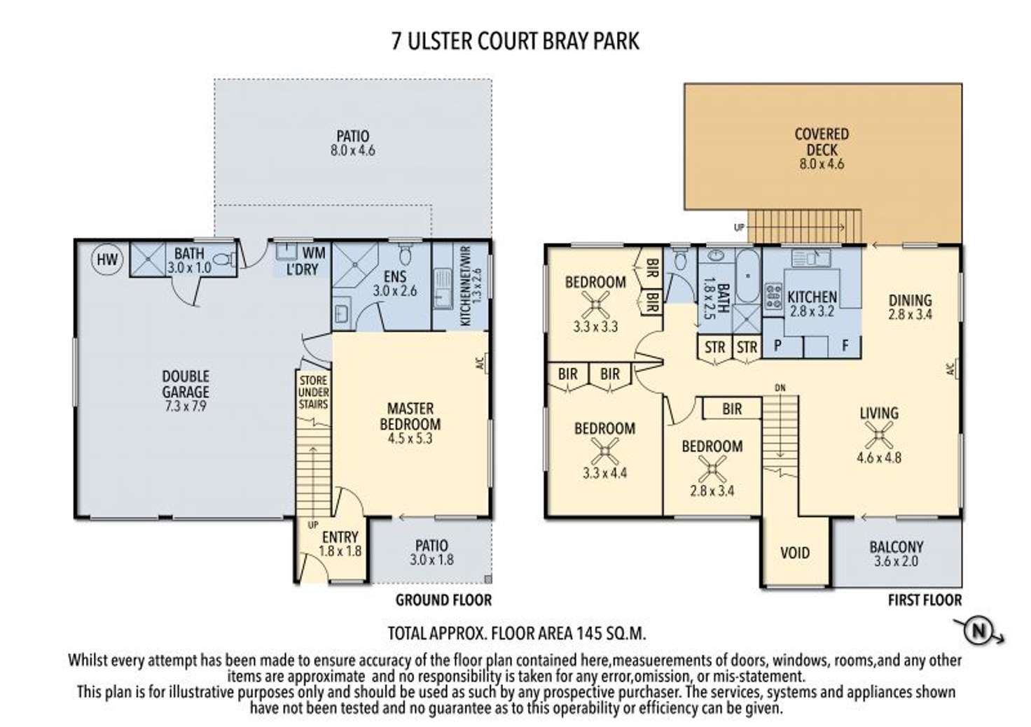 Floorplan of Homely house listing, 7 Ulster Court, Bray Park QLD 4500