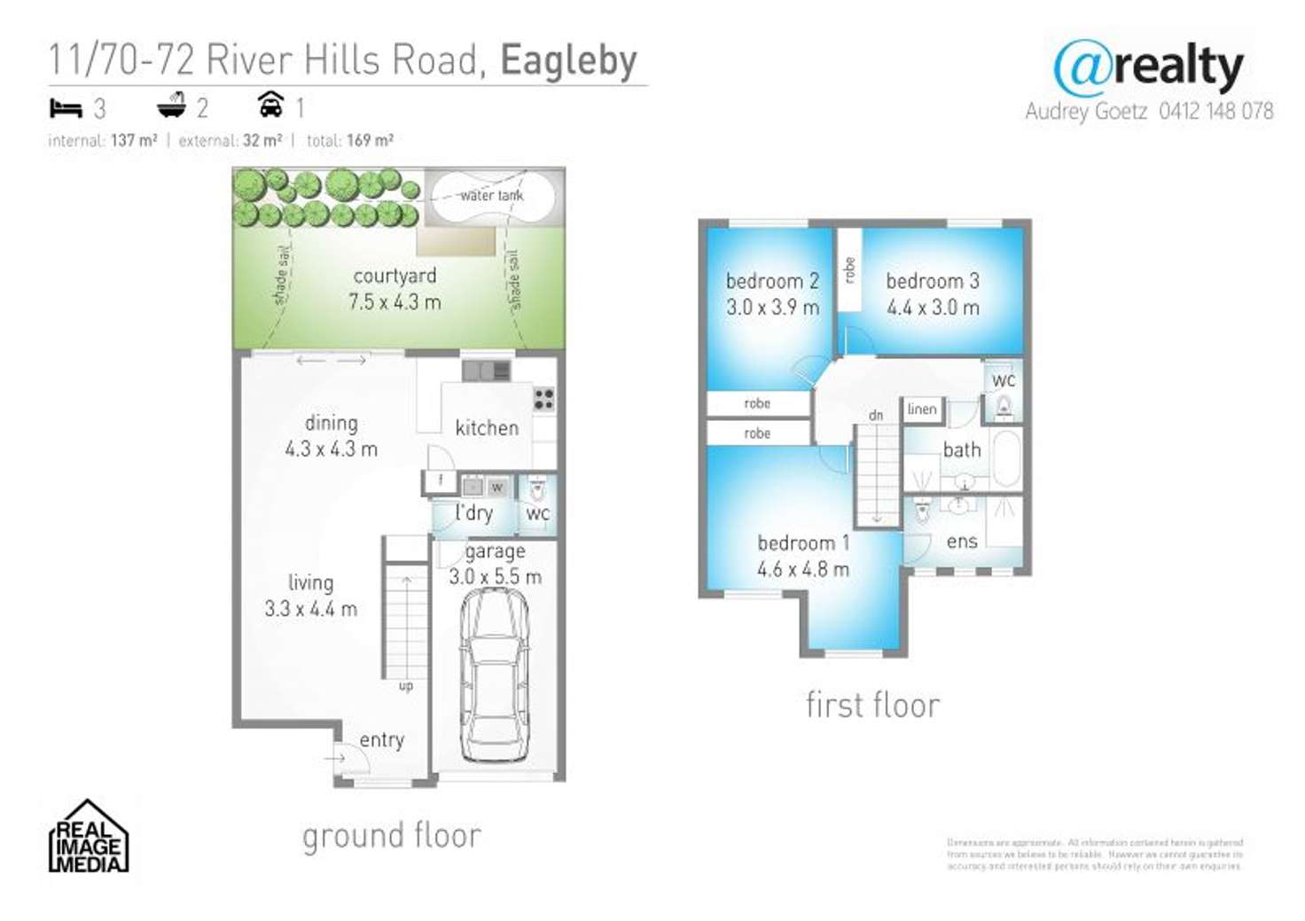 Floorplan of Homely townhouse listing, 11/70-72 River Hills Road, Eagleby QLD 4207