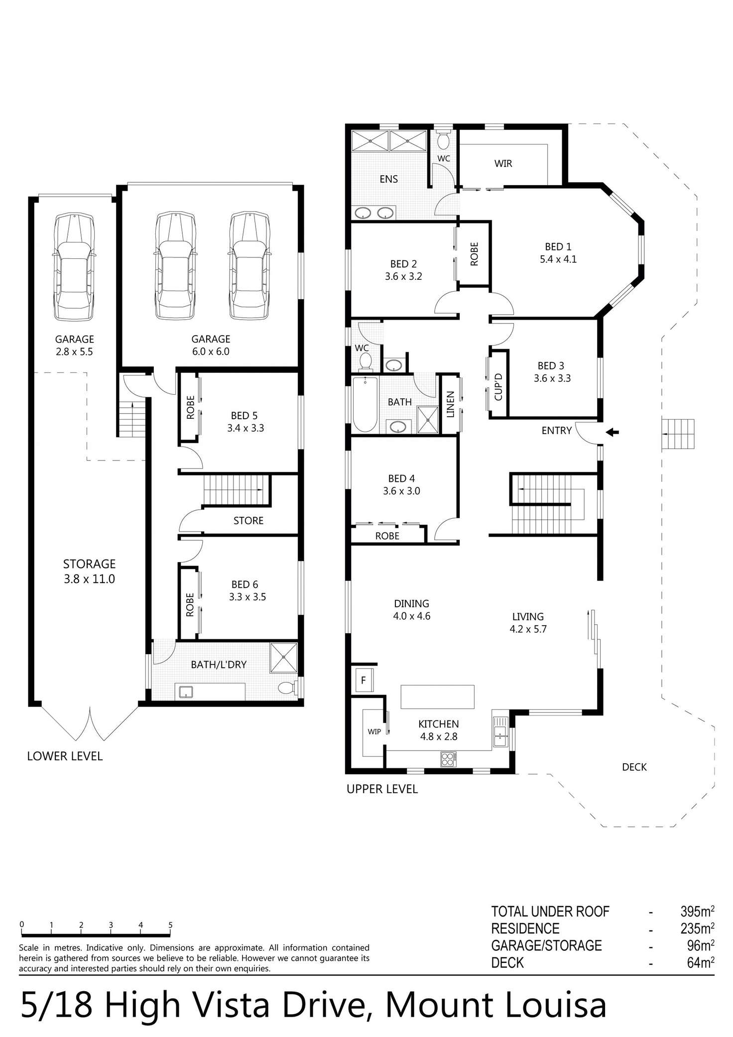 Floorplan of Homely house listing, 5/18 High Vista Drive, Mount Louisa QLD 4814