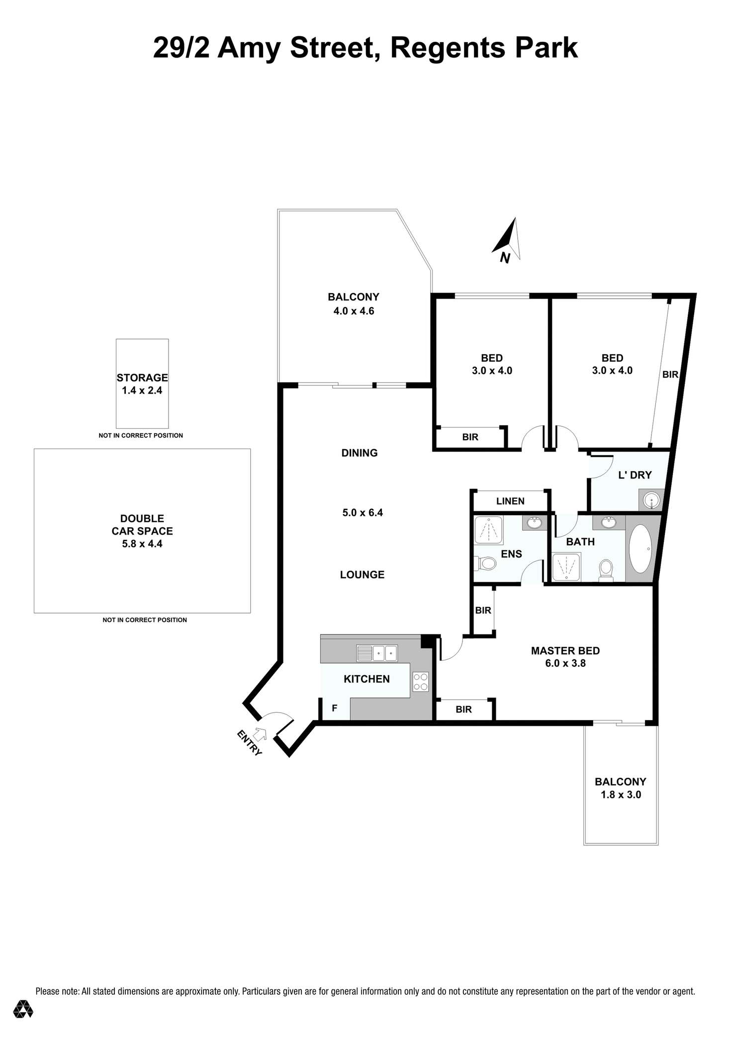 Floorplan of Homely unit listing, 29/2 Amy Street, Regents Park NSW 2143