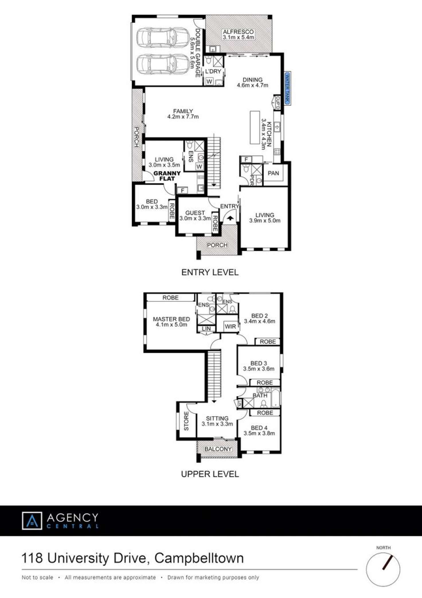 Floorplan of Homely house listing, 118 University Drive, Campbelltown NSW 2560