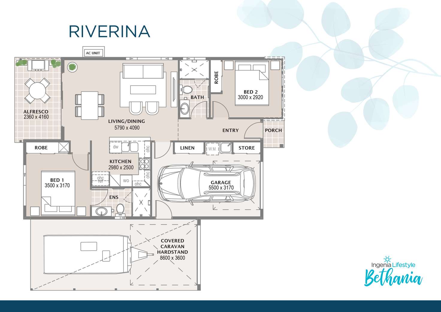 Floorplan of Homely retirement listing, 183/41 Radke Road, Bethania QLD 4205