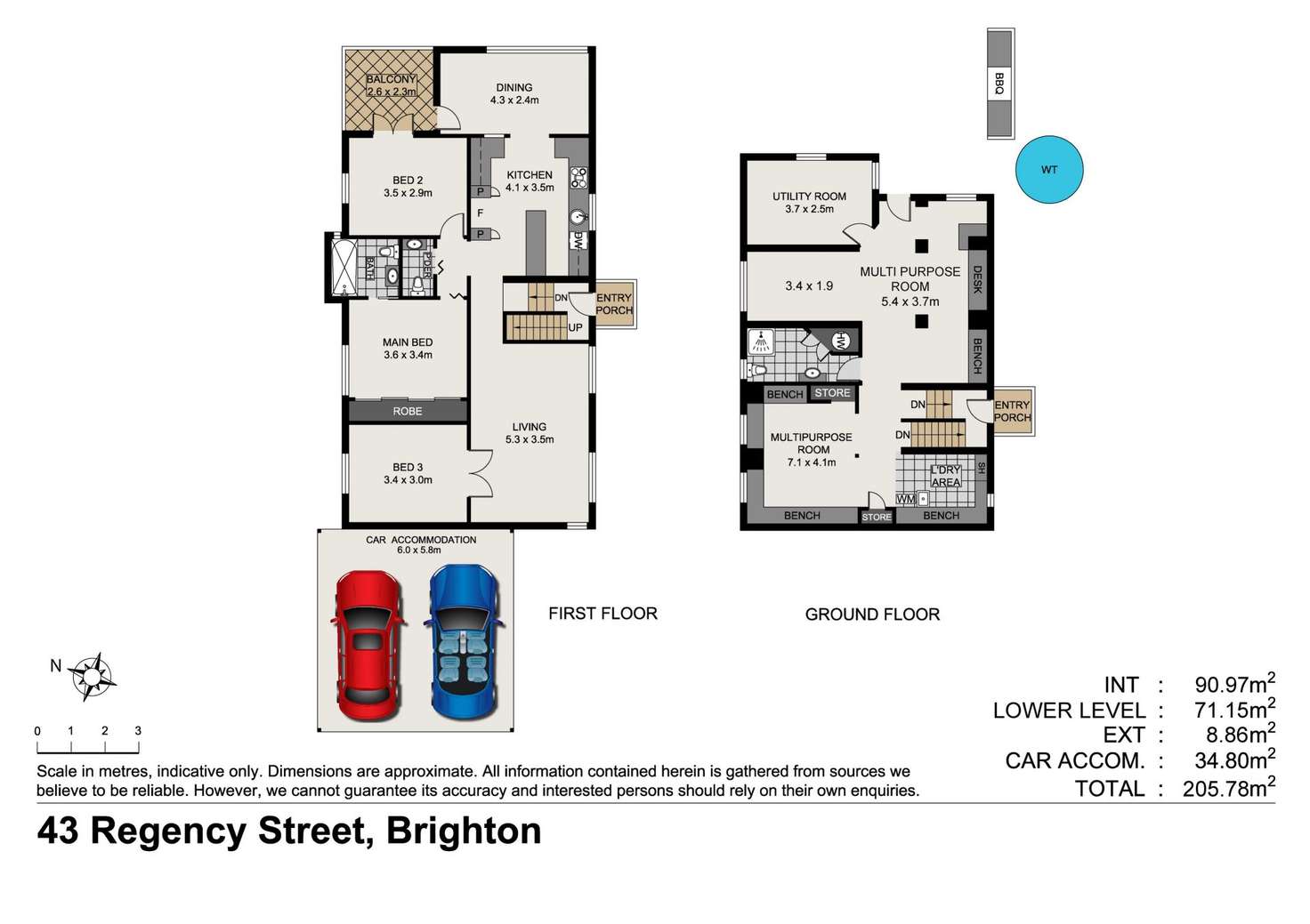 Floorplan of Homely house listing, 43 Regency Street, Brighton QLD 4017