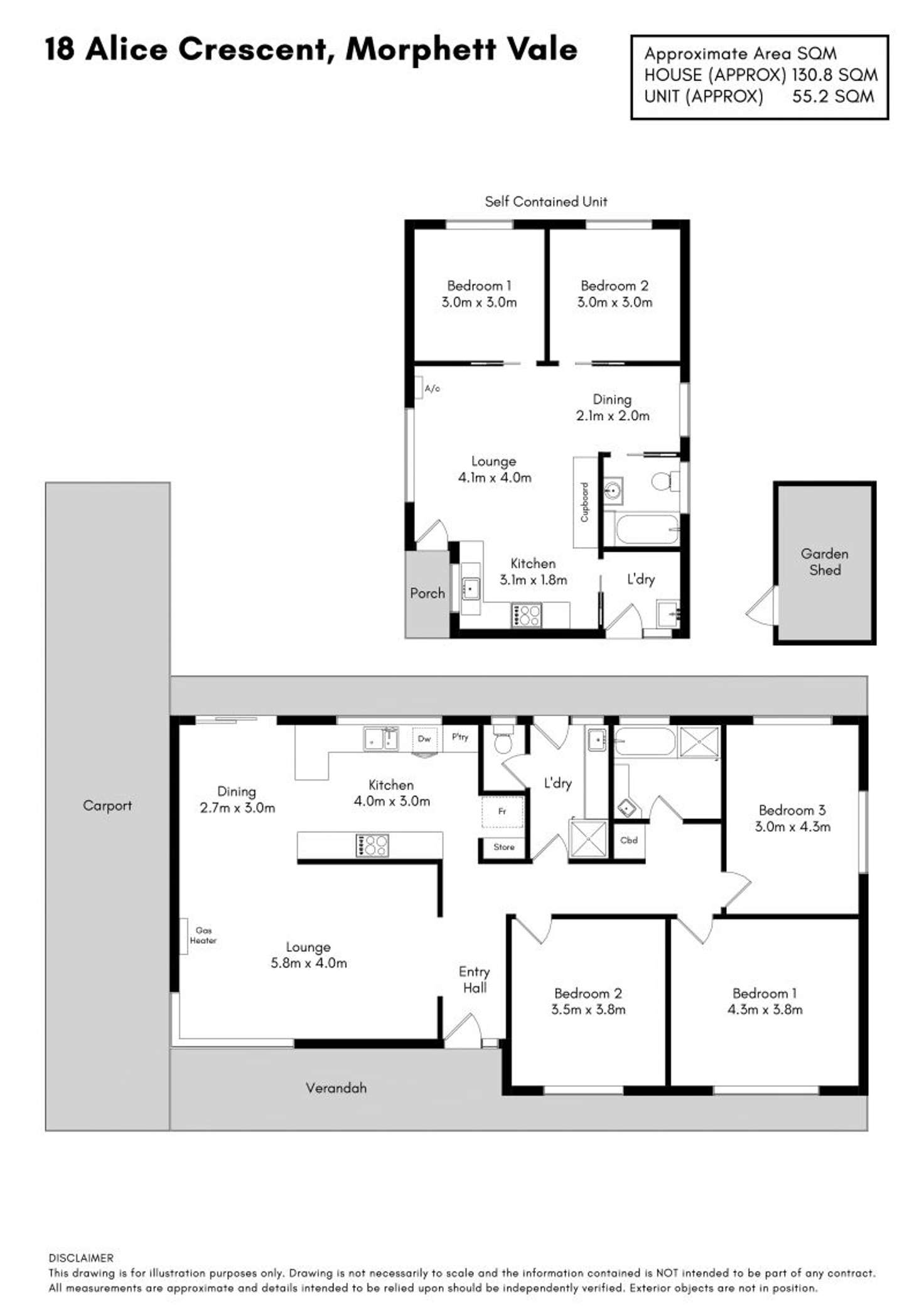 Floorplan of Homely house listing, 18 Alice Crescent, Morphett Vale SA 5162