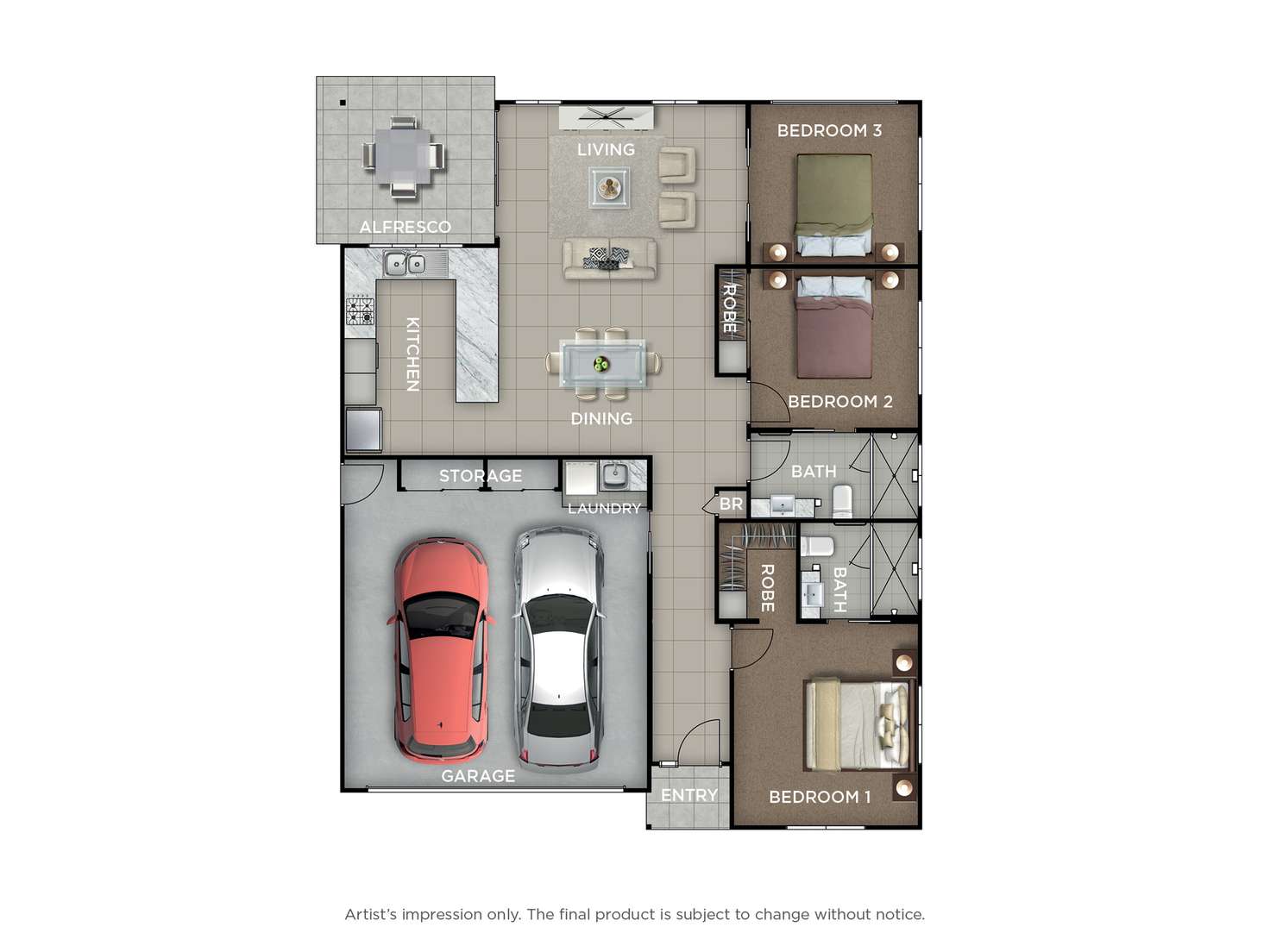 Floorplan of Homely retirement listing, 114/41 Radke Road, Bethania QLD 4205
