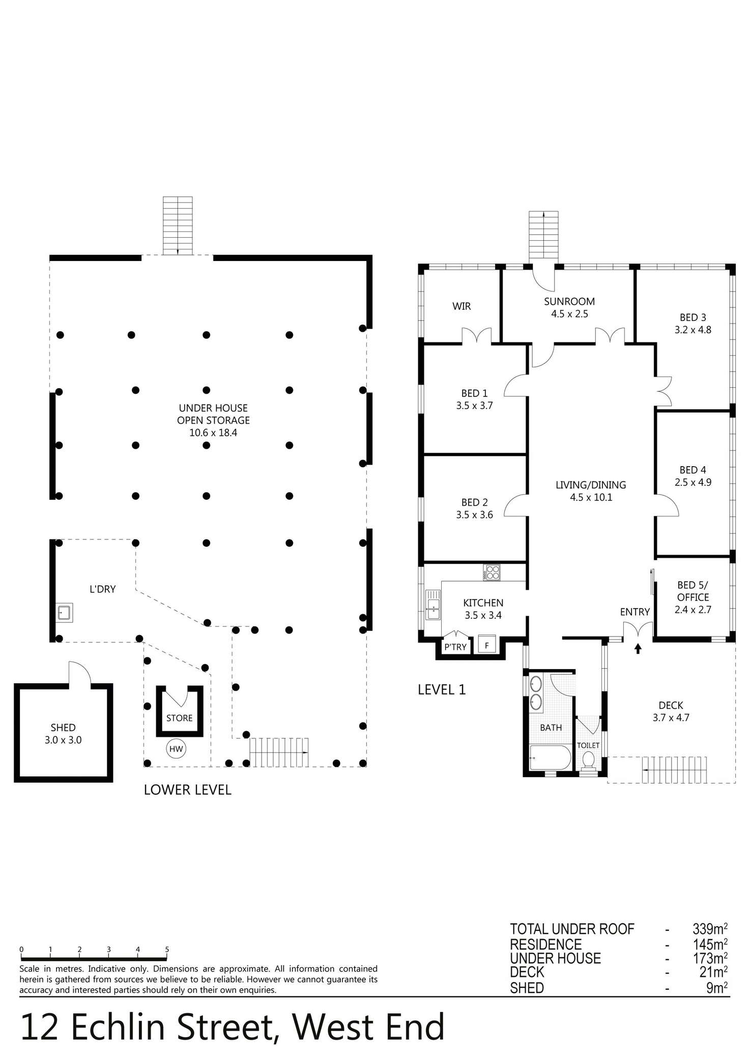 Floorplan of Homely house listing, 12 Echlin Street, West End QLD 4810