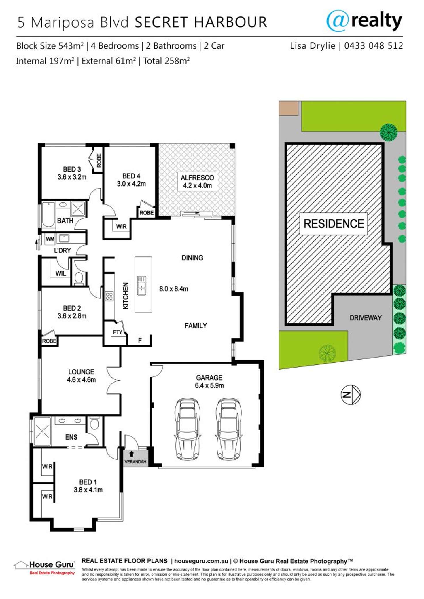 Floorplan of Homely house listing, 5 Mariposa Boulevard, Secret Harbour WA 6173