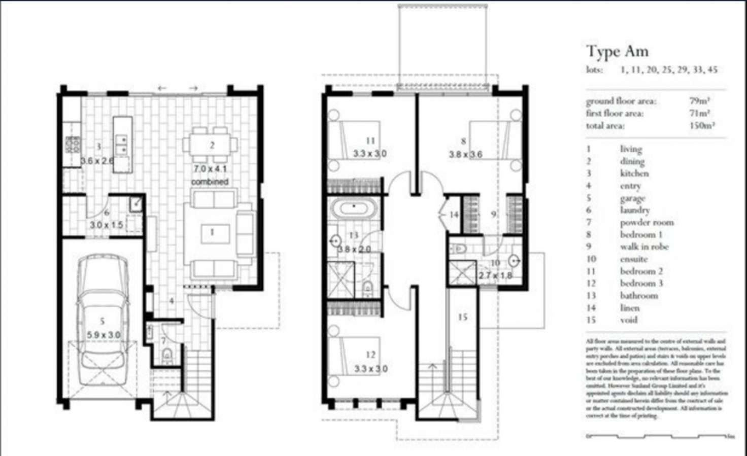 Floorplan of Homely townhouse listing, 45/1 Ancora Crescent, Hope Island QLD 4212