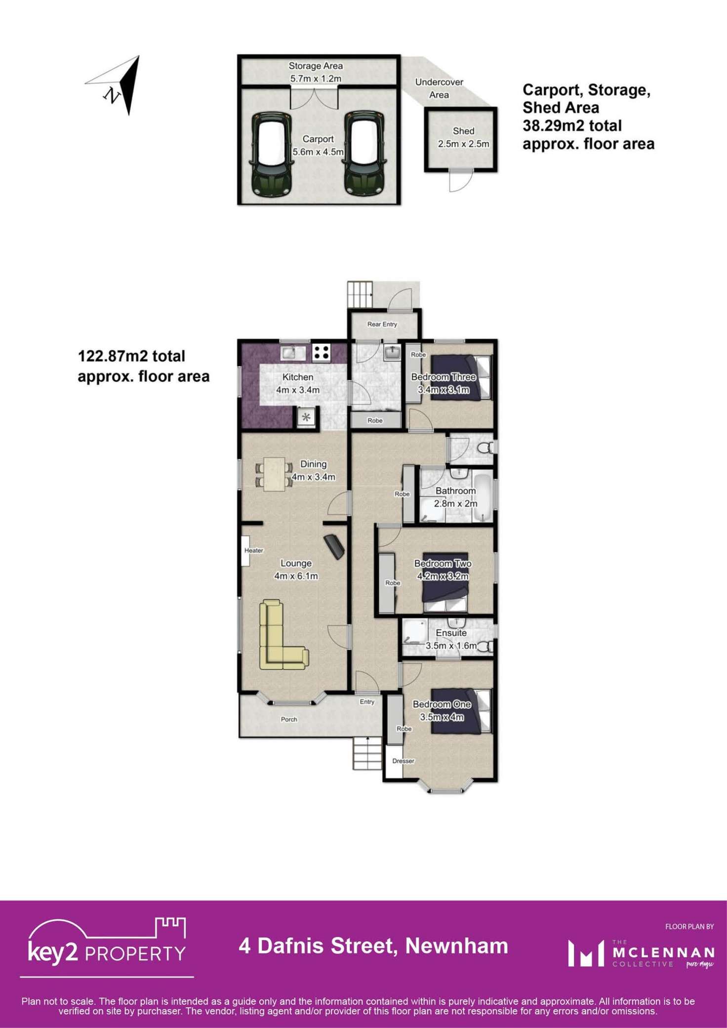 Floorplan of Homely house listing, 4 Dafnis Drive, Newnham TAS 7248