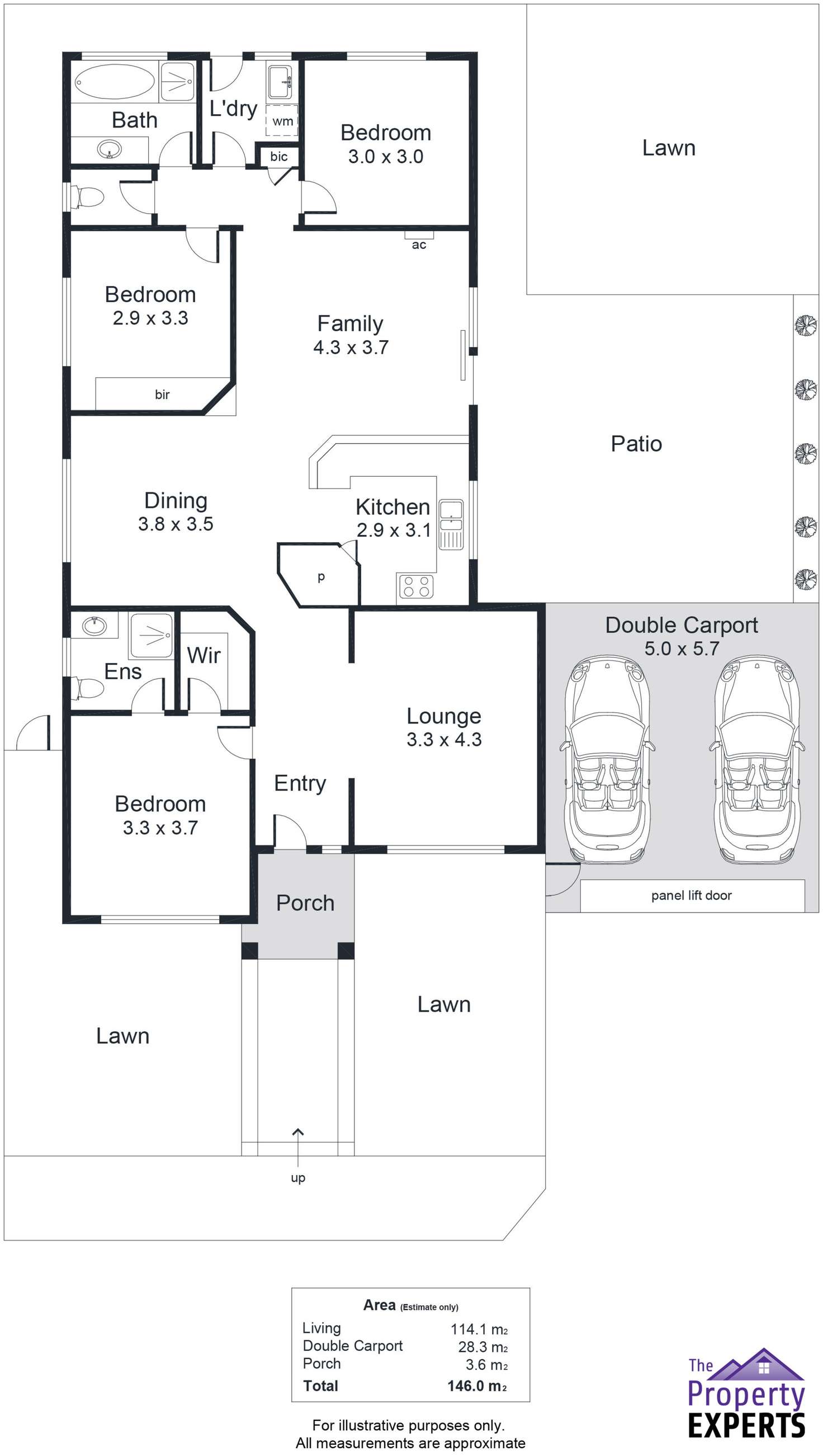 Floorplan of Homely house listing, 21 McGuire Court, Hackham SA 5163