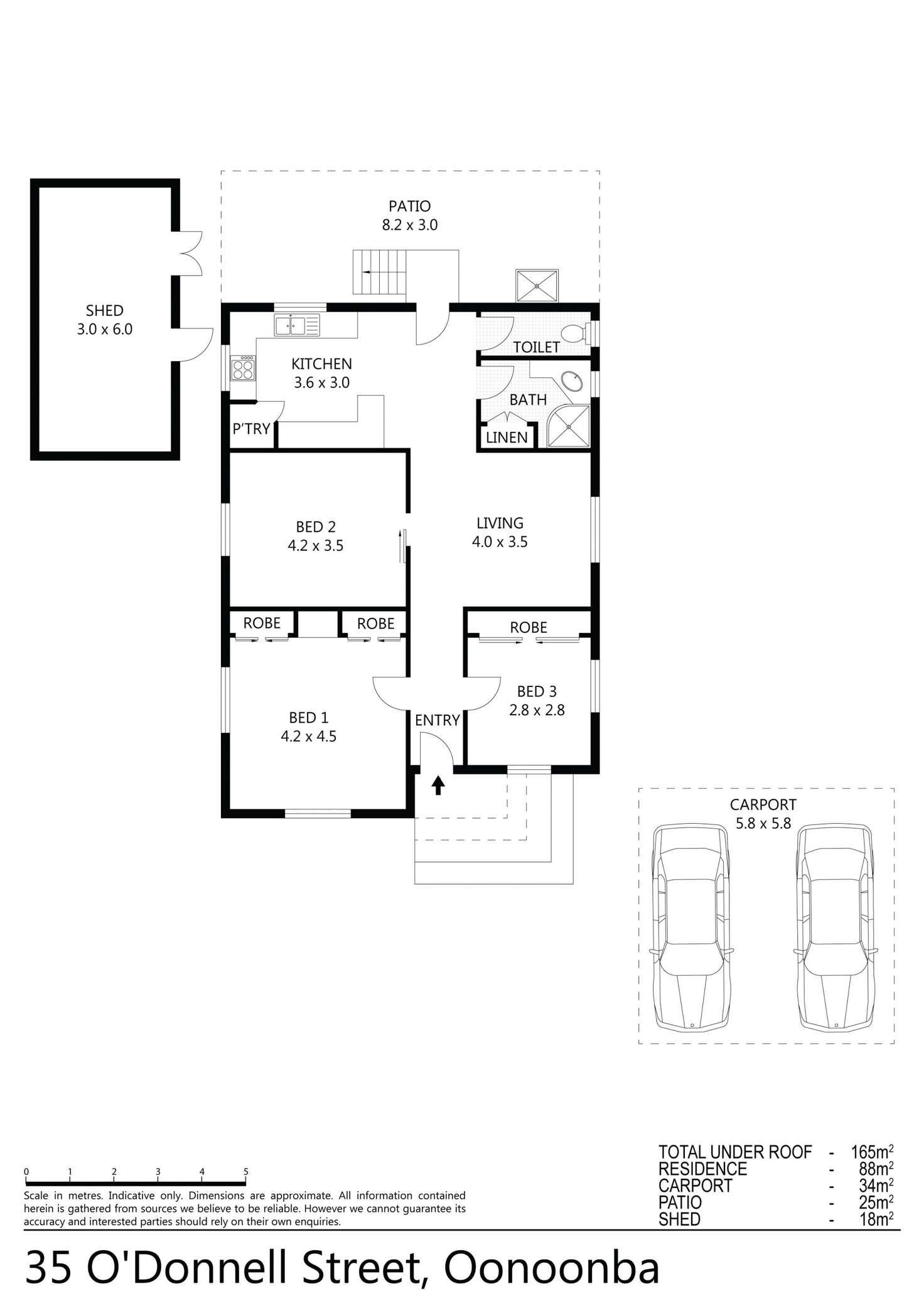 Floorplan of Homely house listing, 35 O'Donnell Street, Oonoonba QLD 4811