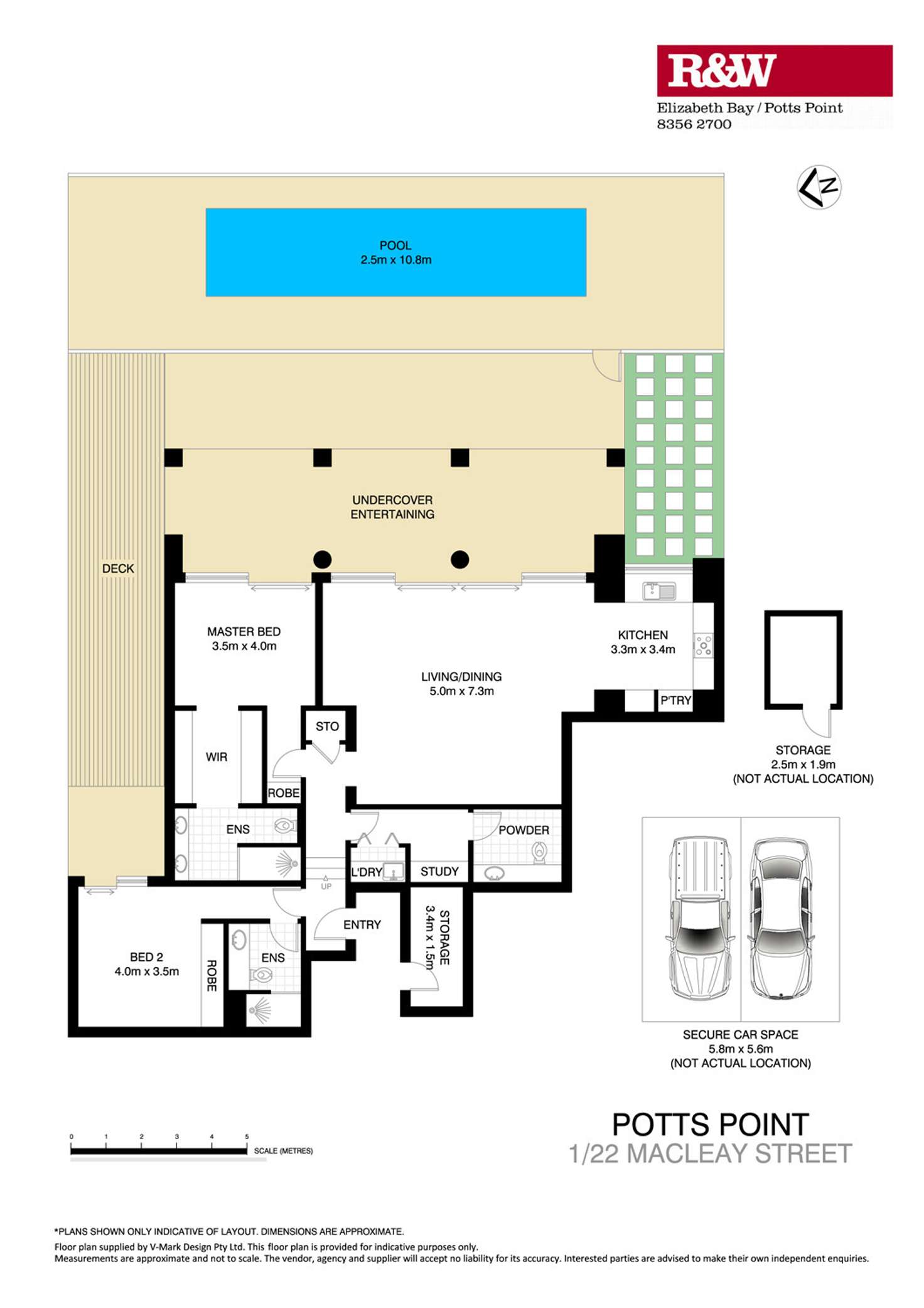 Floorplan of Homely apartment listing, 1/22 Macleay Street, Potts Point NSW 2011