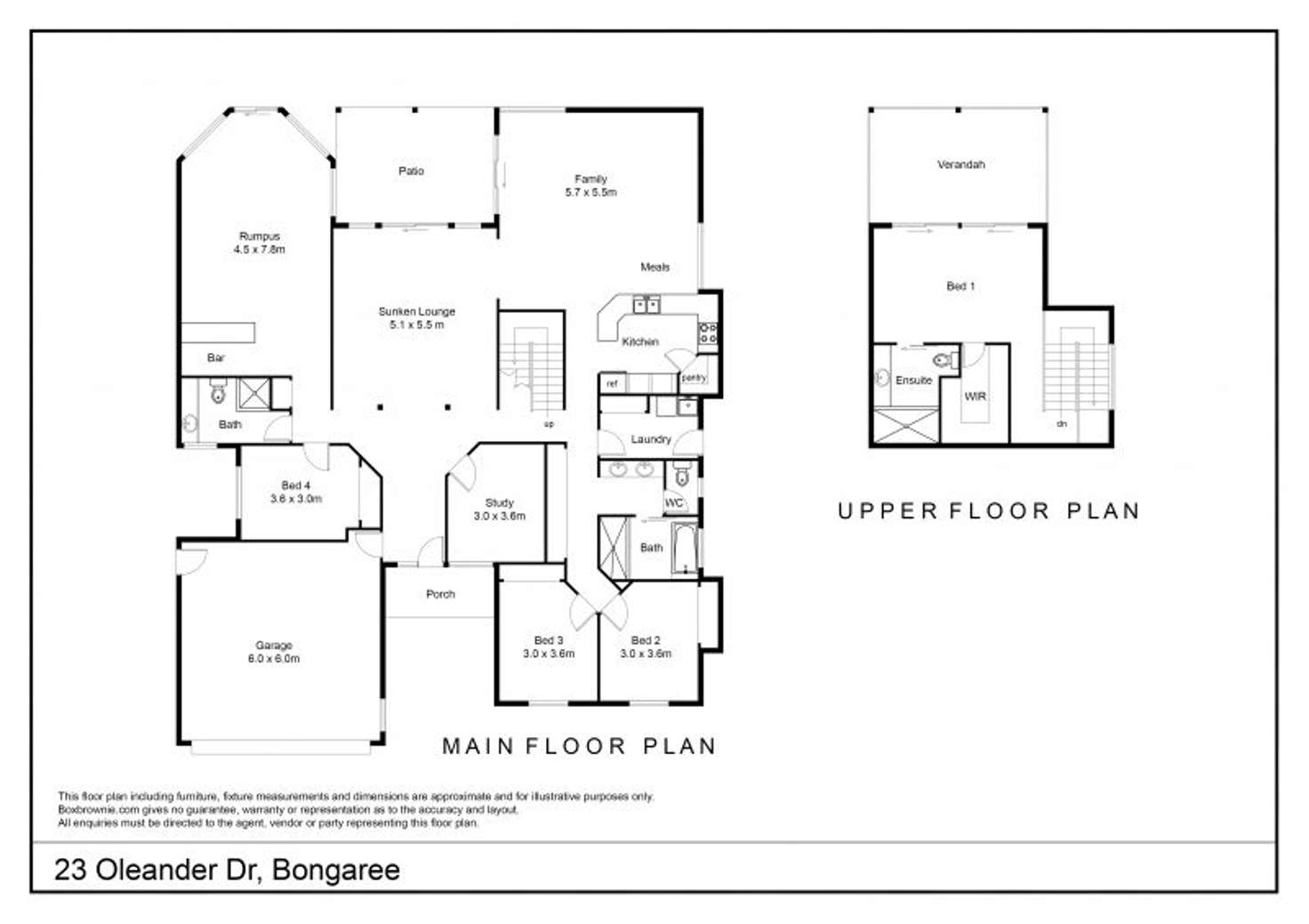 Floorplan of Homely house listing, 23 Oleander Drive, Bongaree QLD 4507