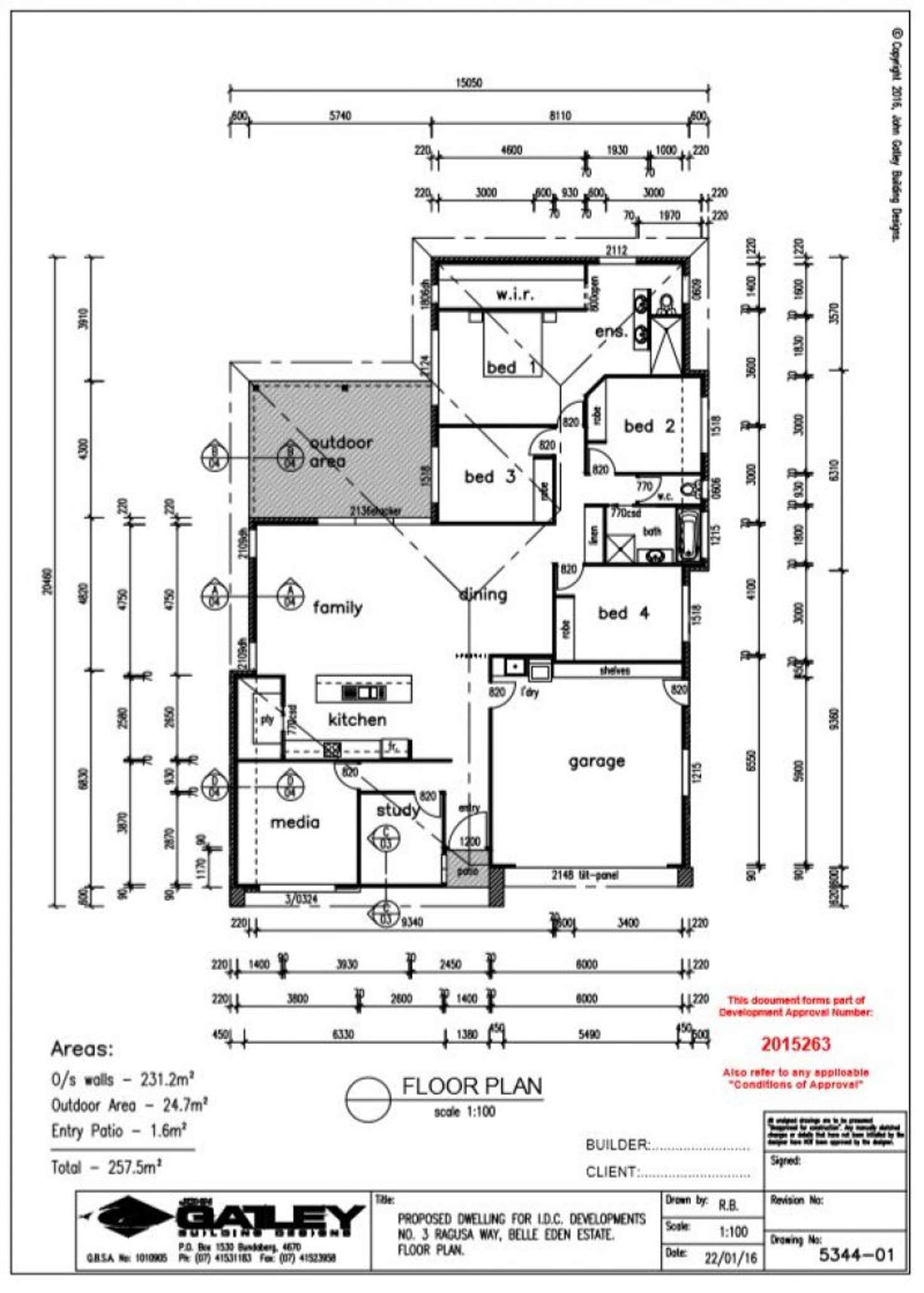 Floorplan of Homely house listing, 3 Ragusa Way, Ashfield QLD 4670