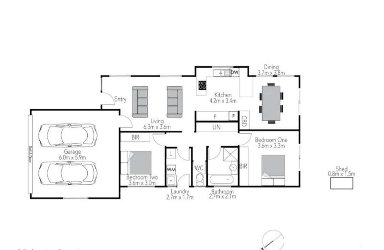 Floorplan of Homely house listing, 3/3-7 Dalmatian Court, Legana TAS 7277