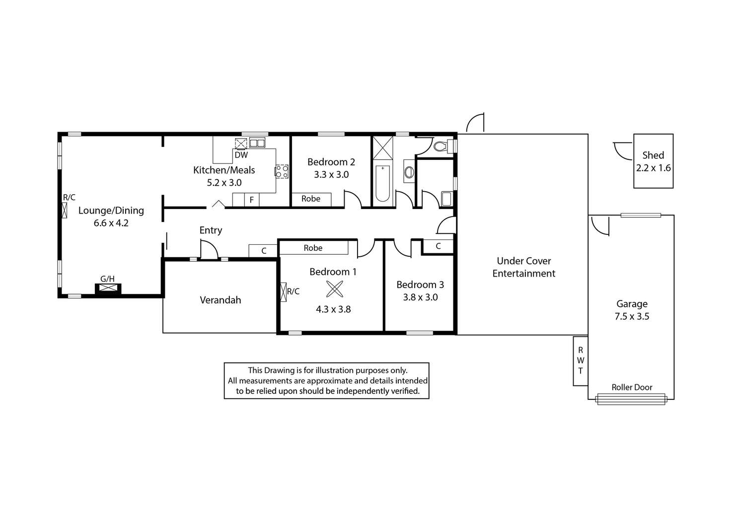 Floorplan of Homely house listing, 24 Ruthven Avenue, Glandore SA 5037