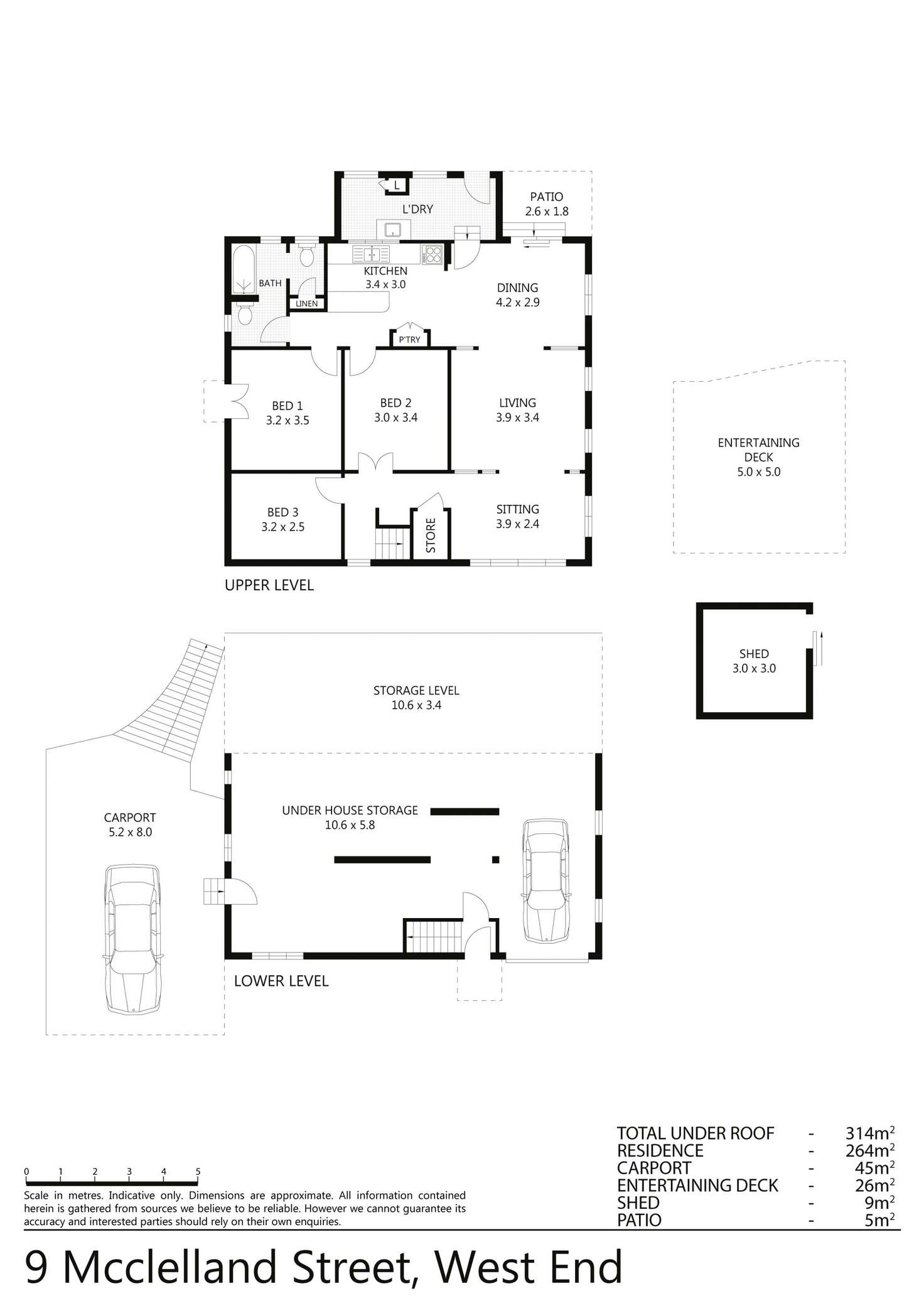 Floorplan of Homely house listing, 9 McClelland Street, West End QLD 4810