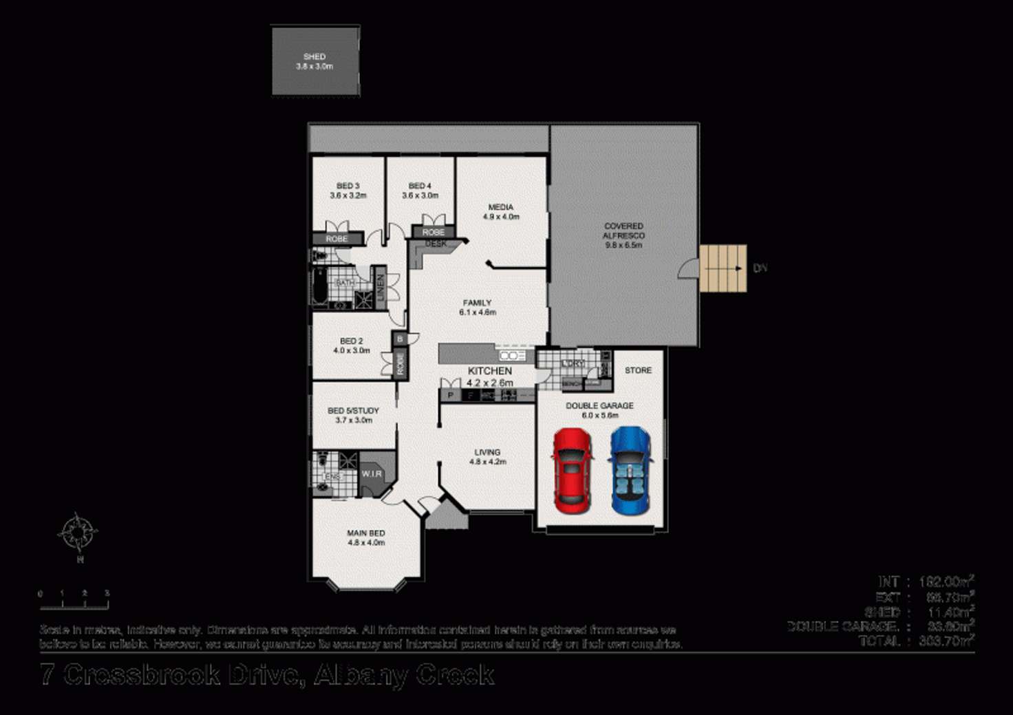 Floorplan of Homely house listing, 7 Cressbrook Drive, Albany Creek QLD 4035