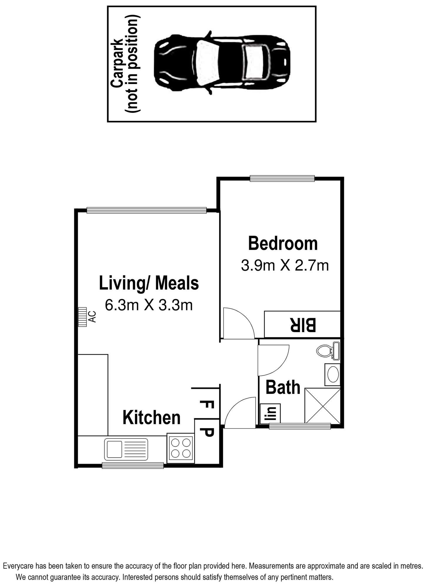 Floorplan of Homely apartment listing, 7/7-9 Waltham Street, Flemington VIC 3031