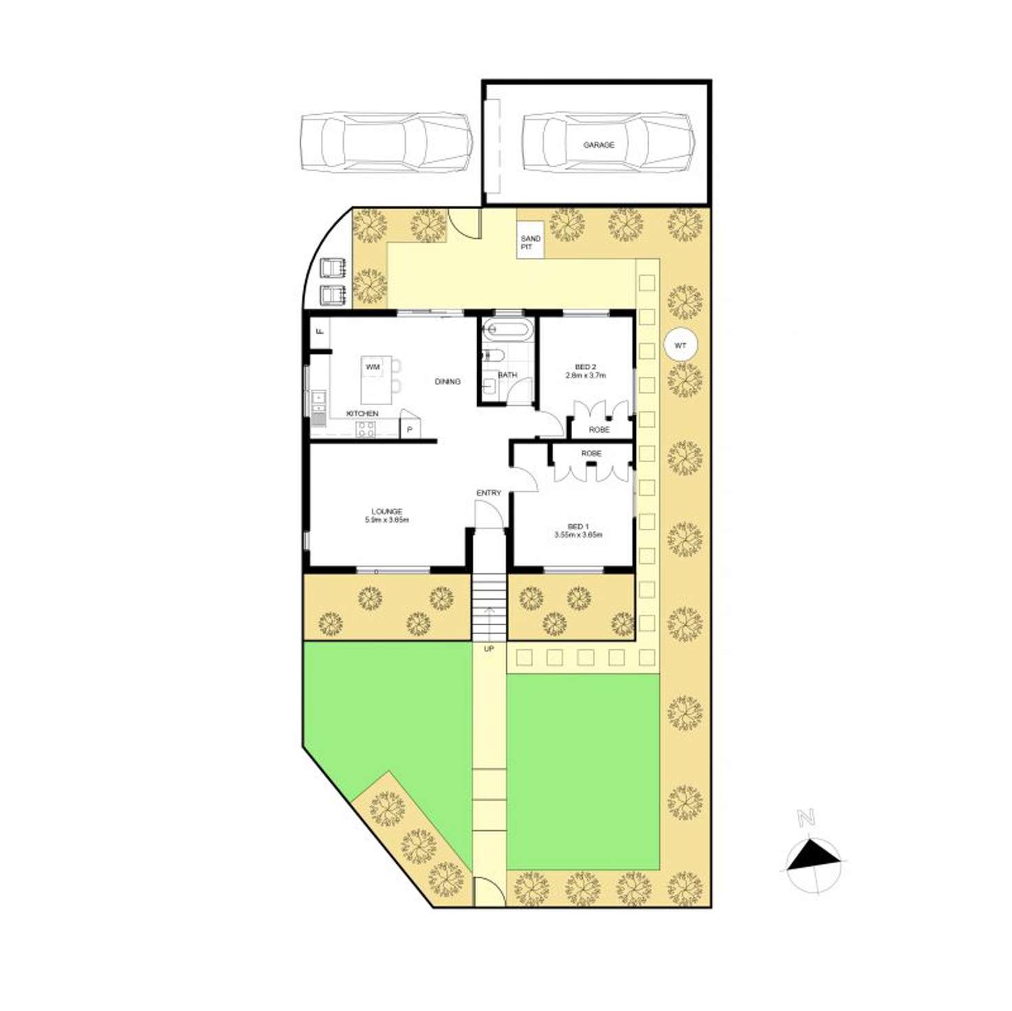 Floorplan of Homely house listing, 1/46 Clingin Street, Reservoir VIC 3073