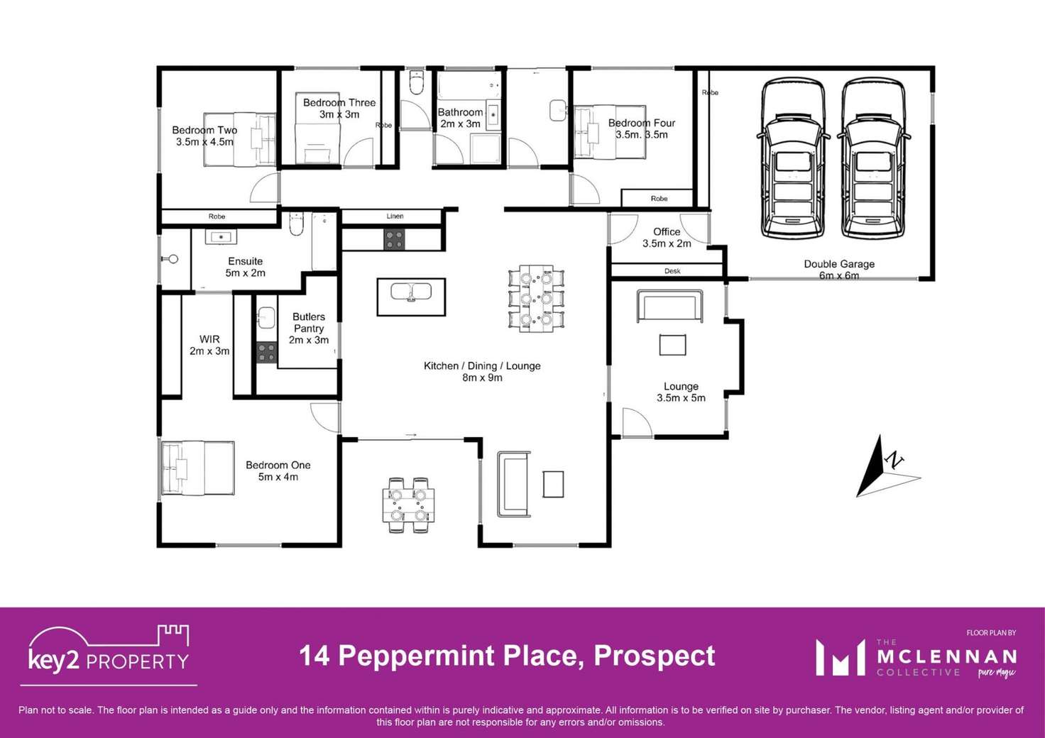 Floorplan of Homely house listing, 14 Peppermint Place, Prospect TAS 7250