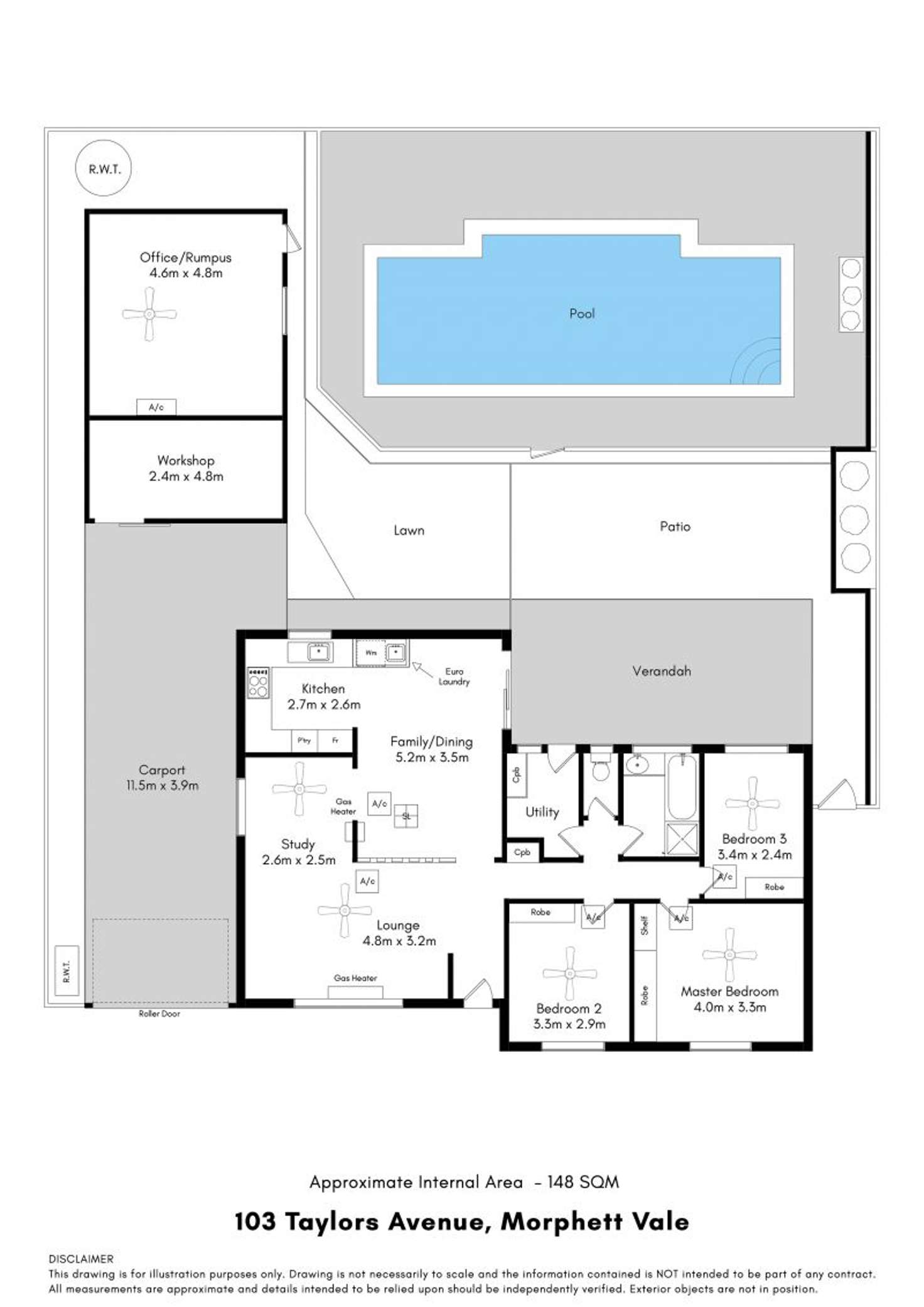 Floorplan of Homely house listing, 103 Taylors Avenue, Morphett Vale SA 5162
