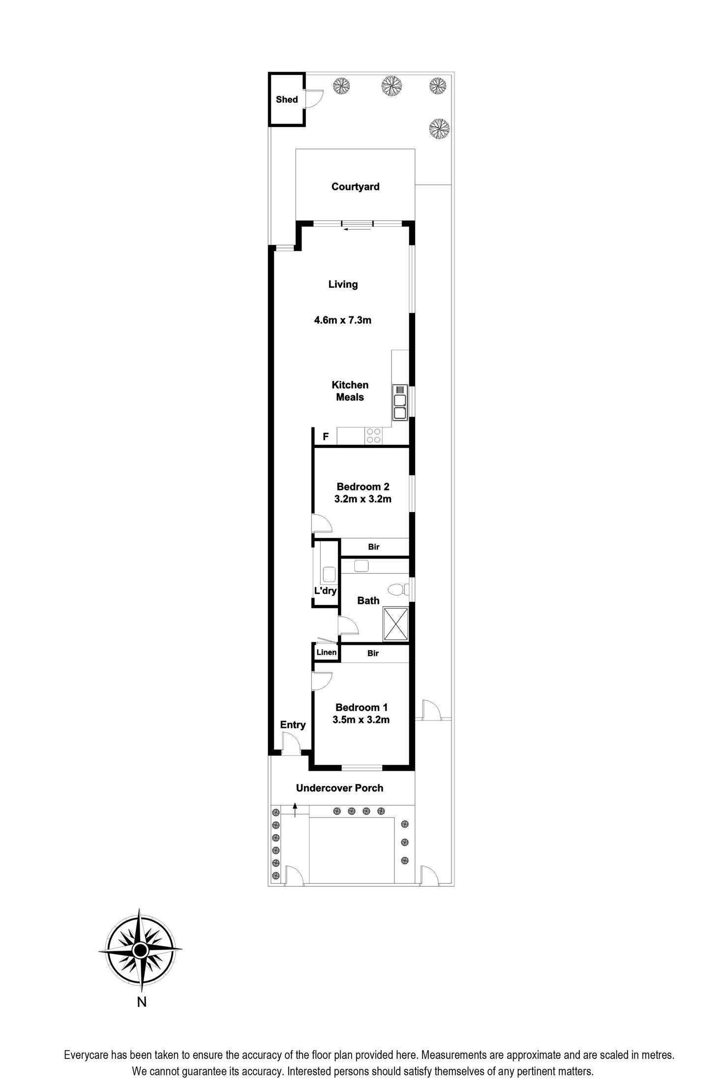 Floorplan of Homely house listing, 185 Smith Street, Thornbury VIC 3071
