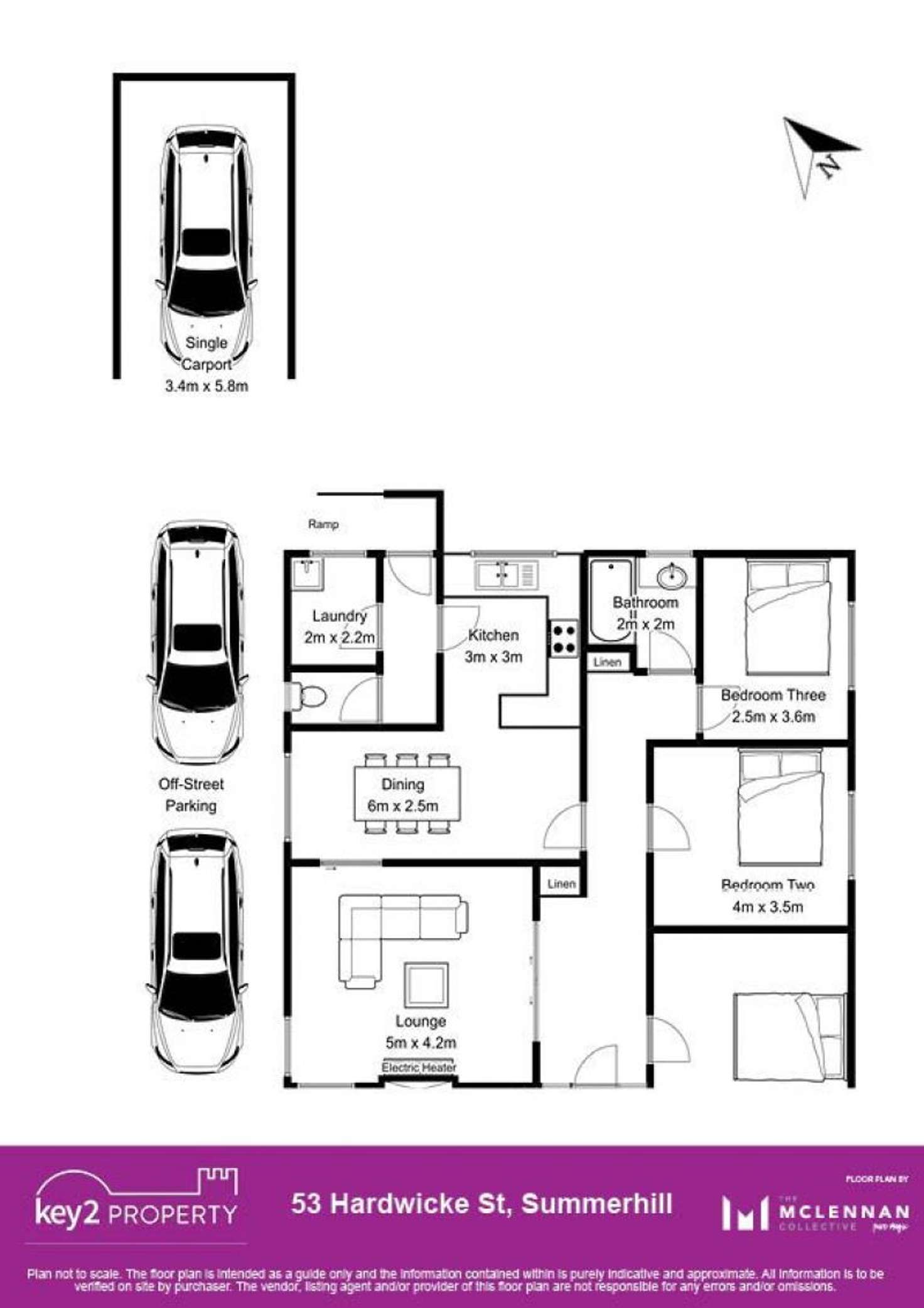 Floorplan of Homely house listing, 53 Hardwicke Street, Summerhill TAS 7250
