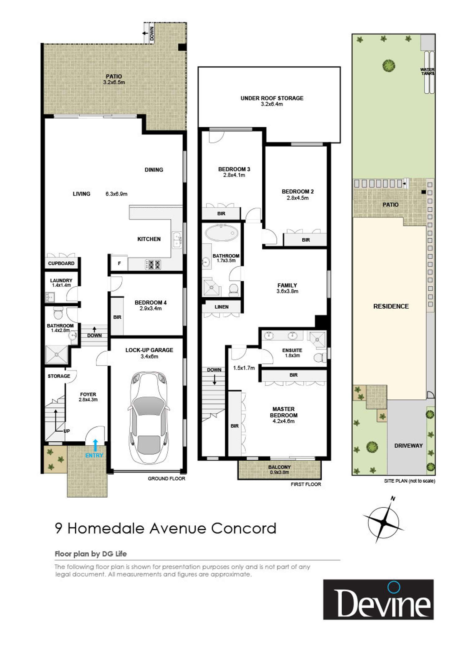 Floorplan of Homely house listing, 9 Homedale Avenue, Concord NSW 2137