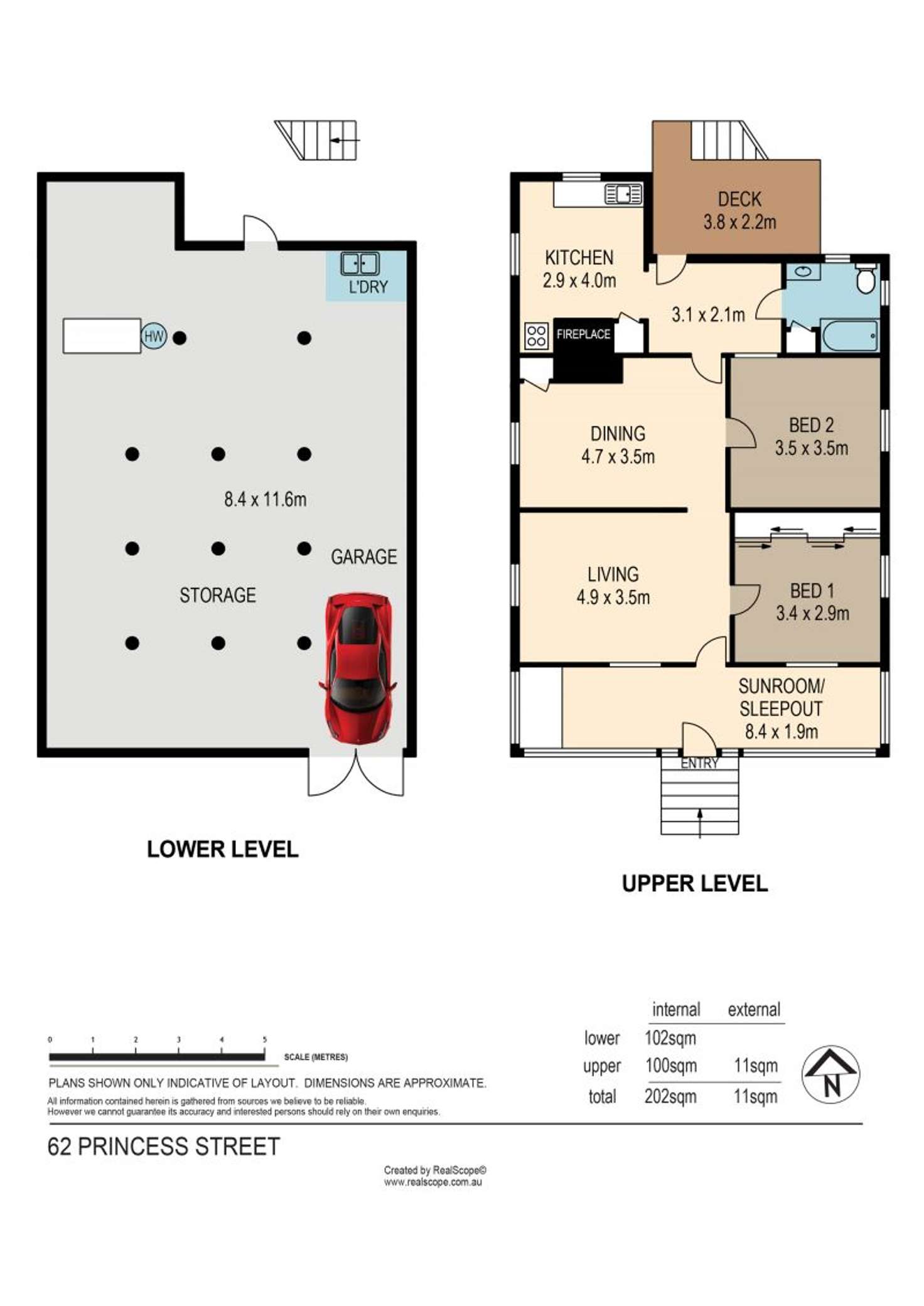 Floorplan of Homely house listing, 62 Princess Street, Kangaroo Point QLD 4169