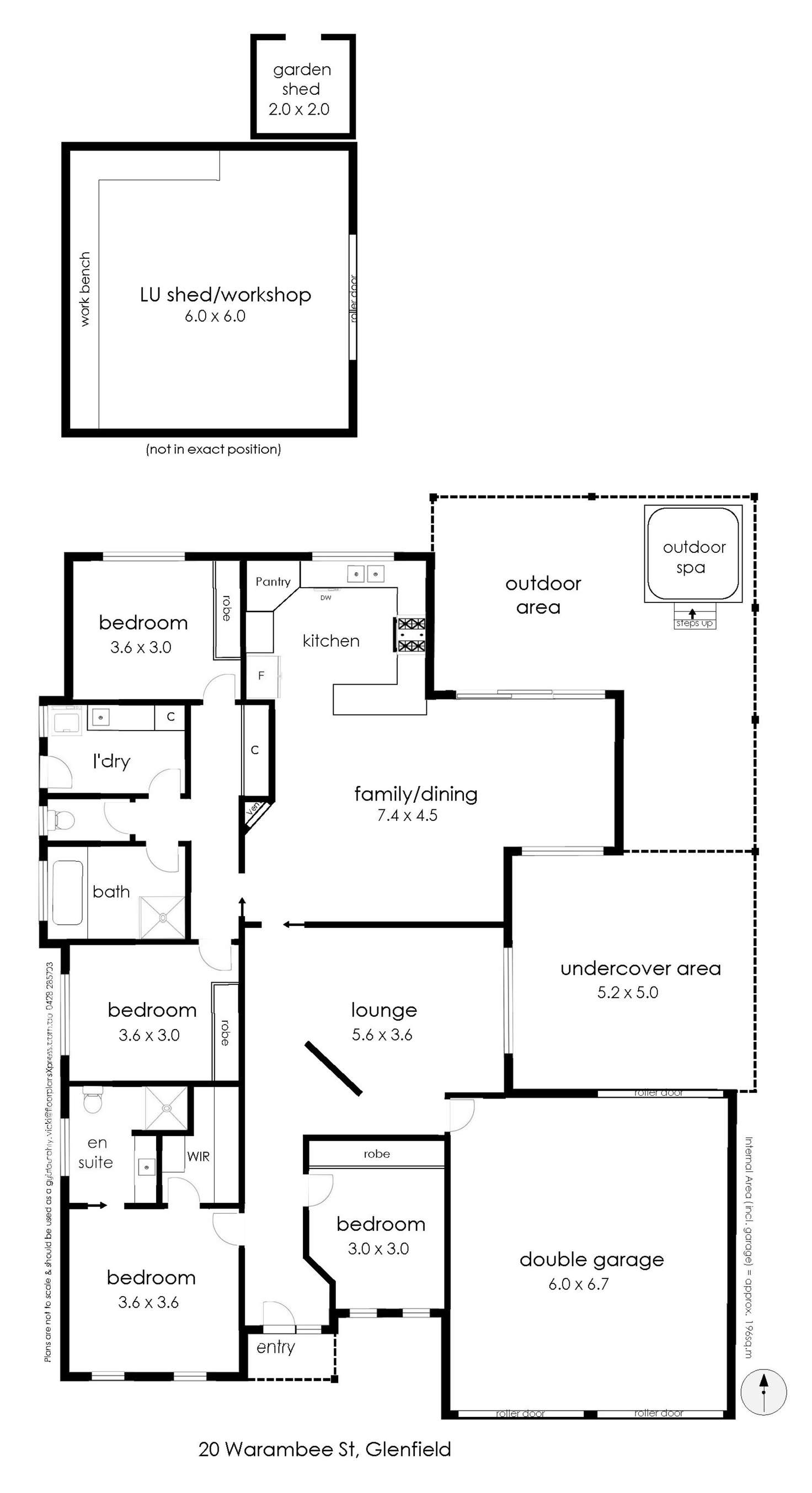 Floorplan of Homely house listing, 20 Warambee Street, Glenfield Park NSW 2650